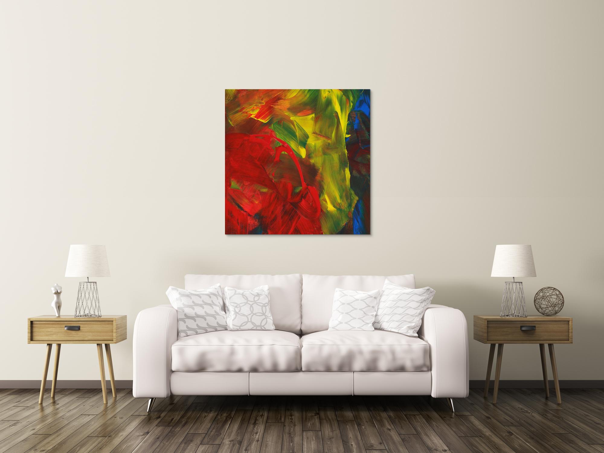 Abstraktes Bild auf Leinwand