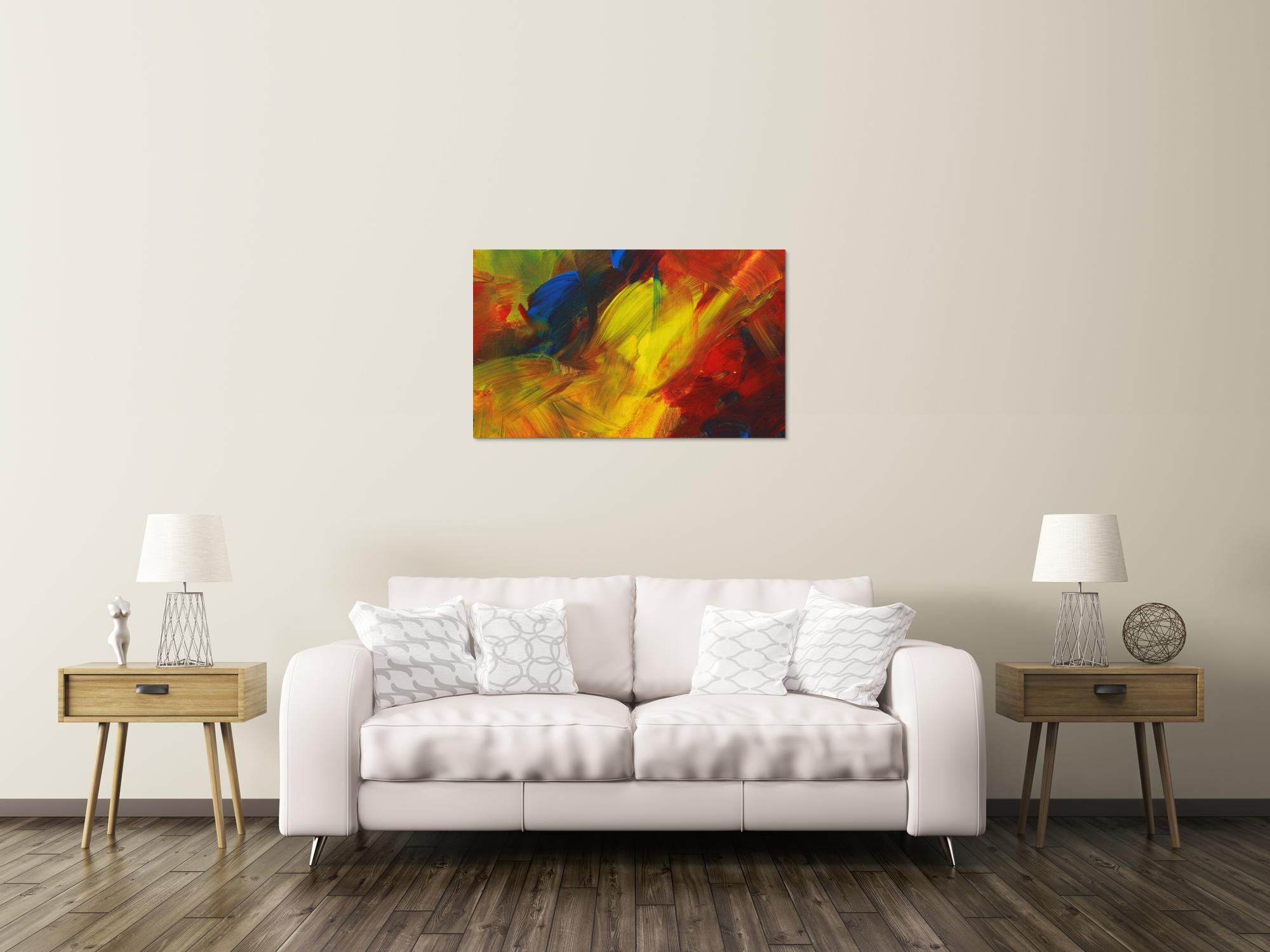 Abstraktes Bild auf Leinwand