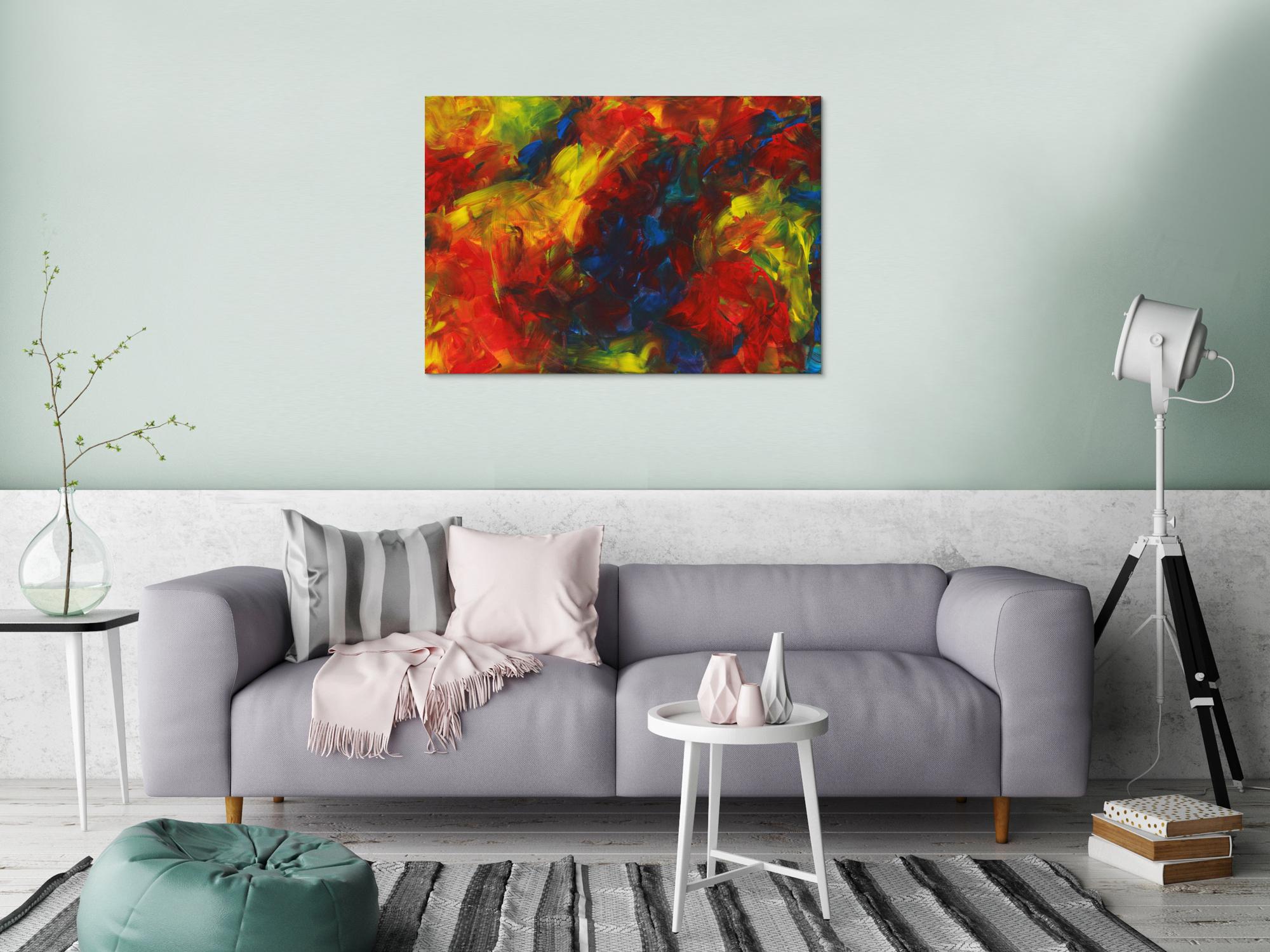 Abstraktes Bild auf Leinwand