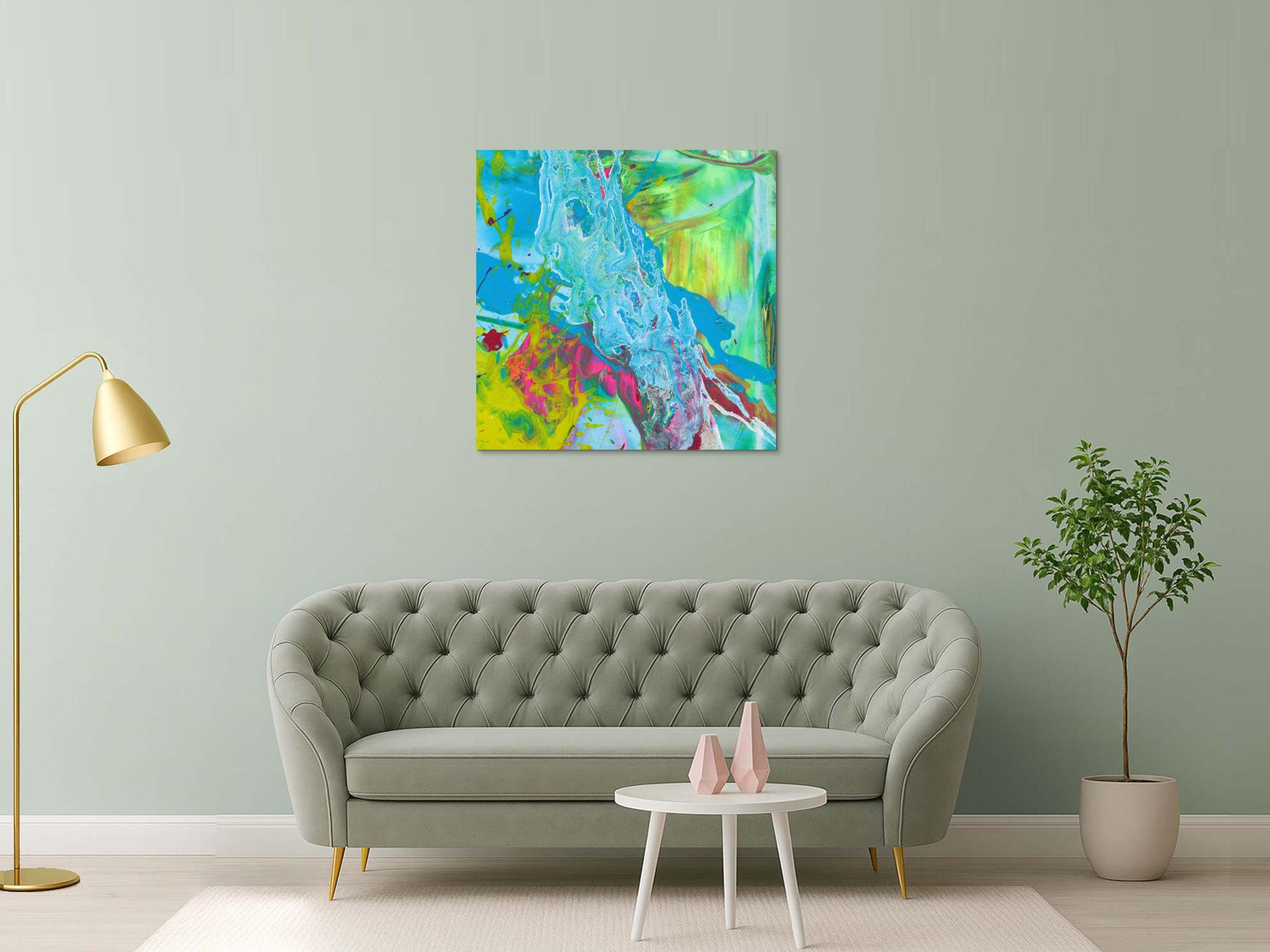 Abstraktes Bild auf Leinwand