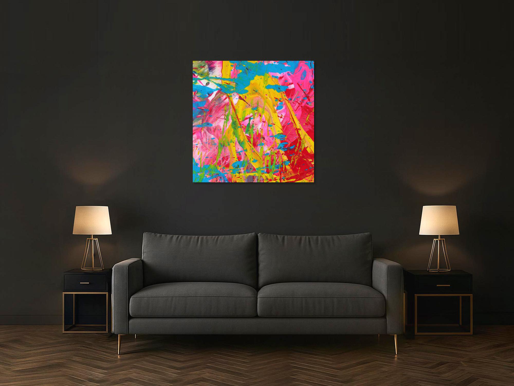 Abstraktes Bild auf Leinwand