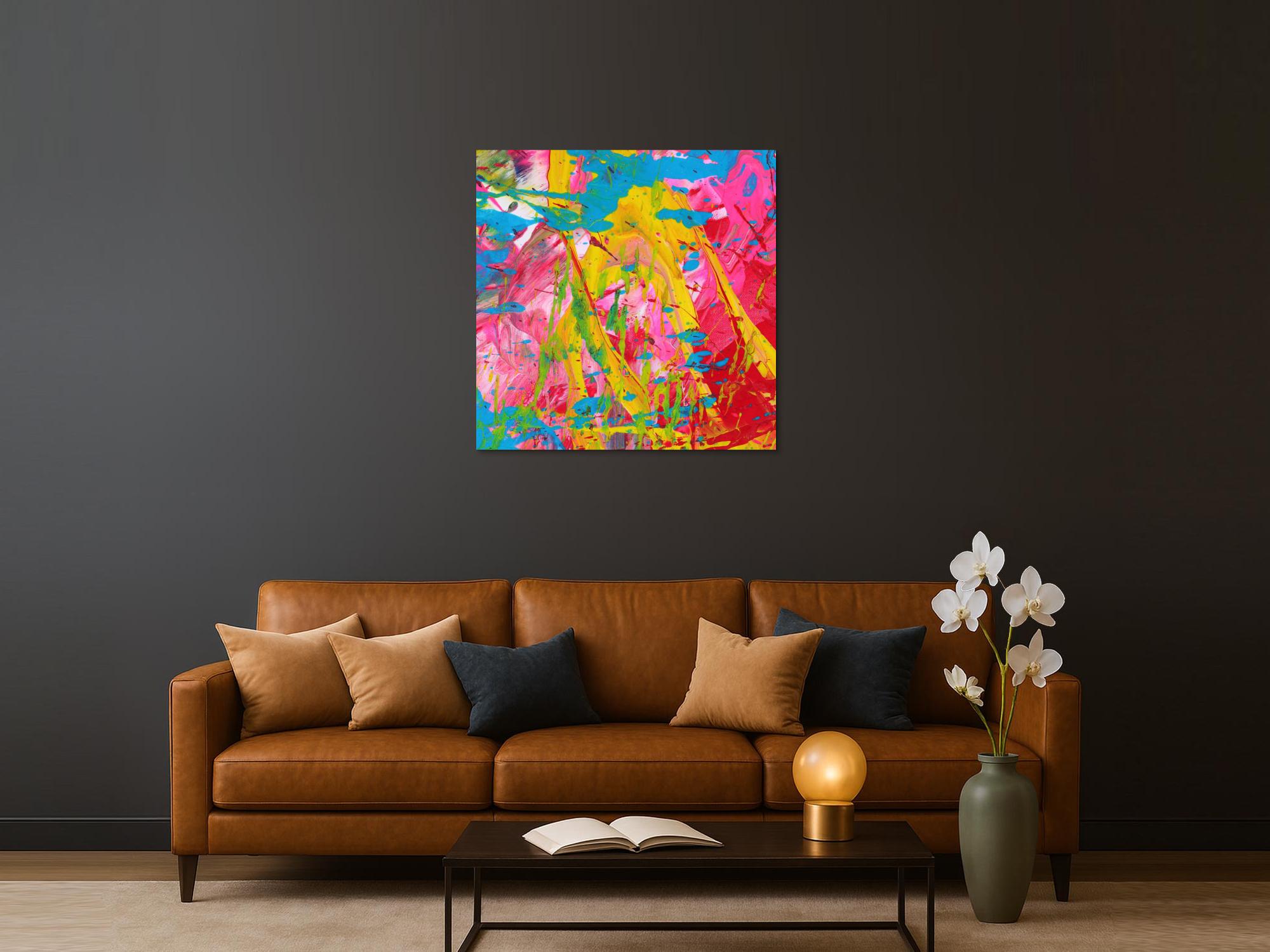 Abstraktes Bild auf Leinwand