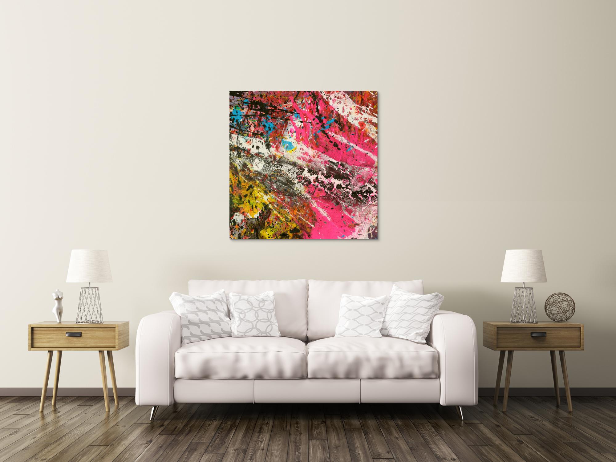Abstraktes Bild auf Leinwand