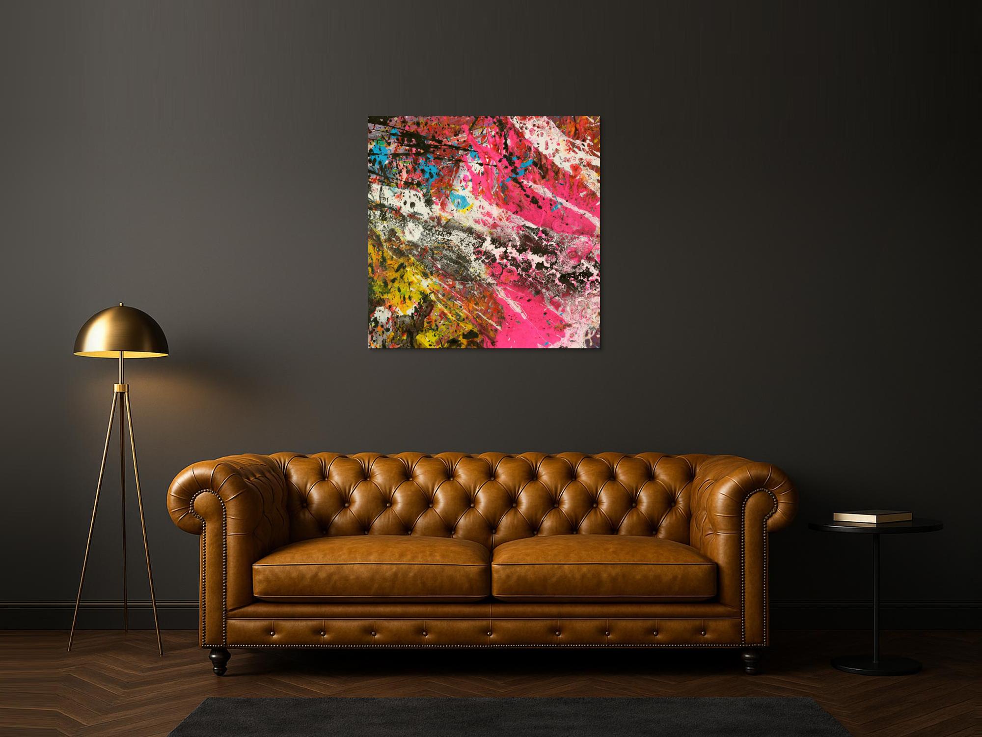 Abstraktes Bild auf Leinwand