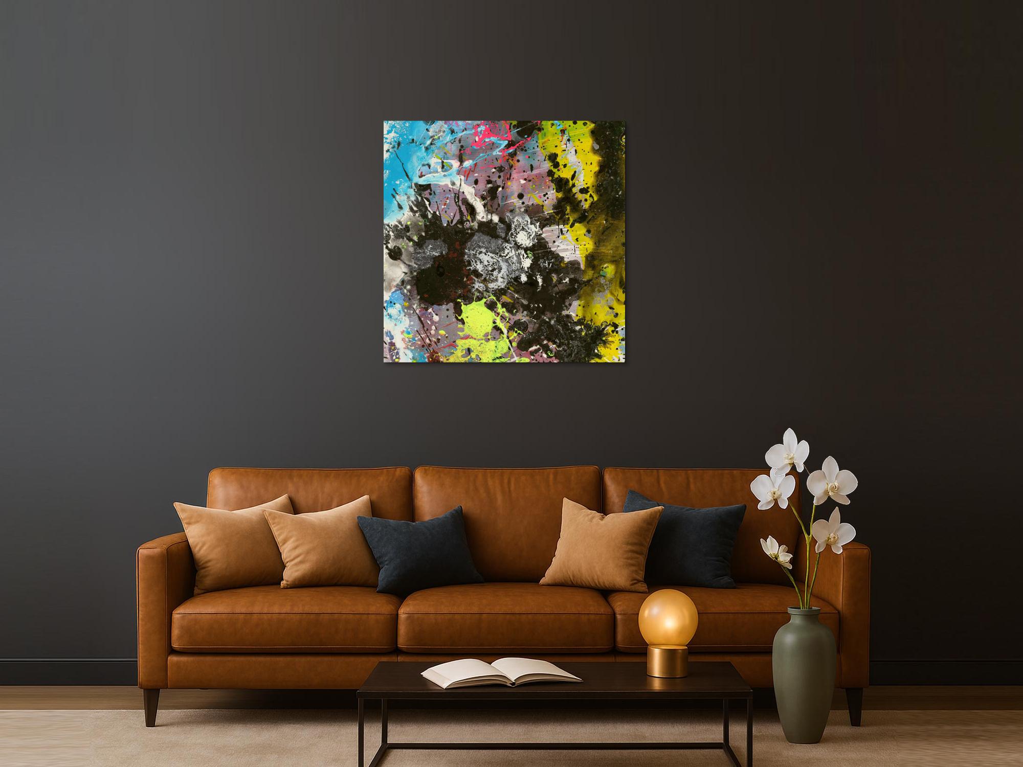 Abstraktes Bild auf Leinwand