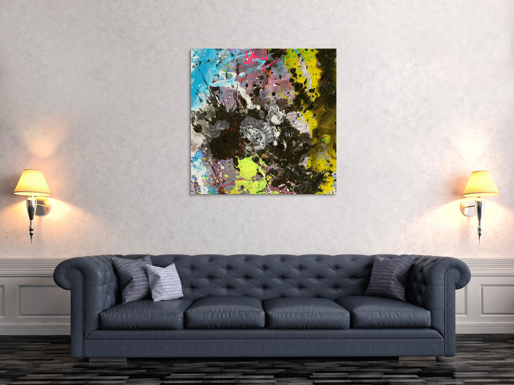 Abstraktes Bild auf Leinwand