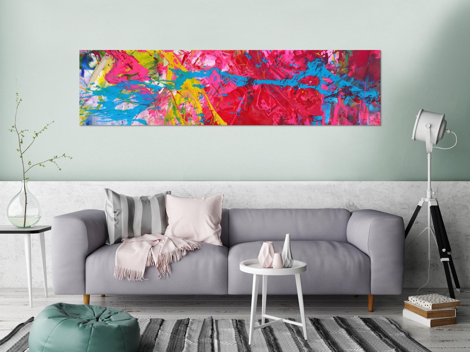 Abstraktes Bild auf Leinwand