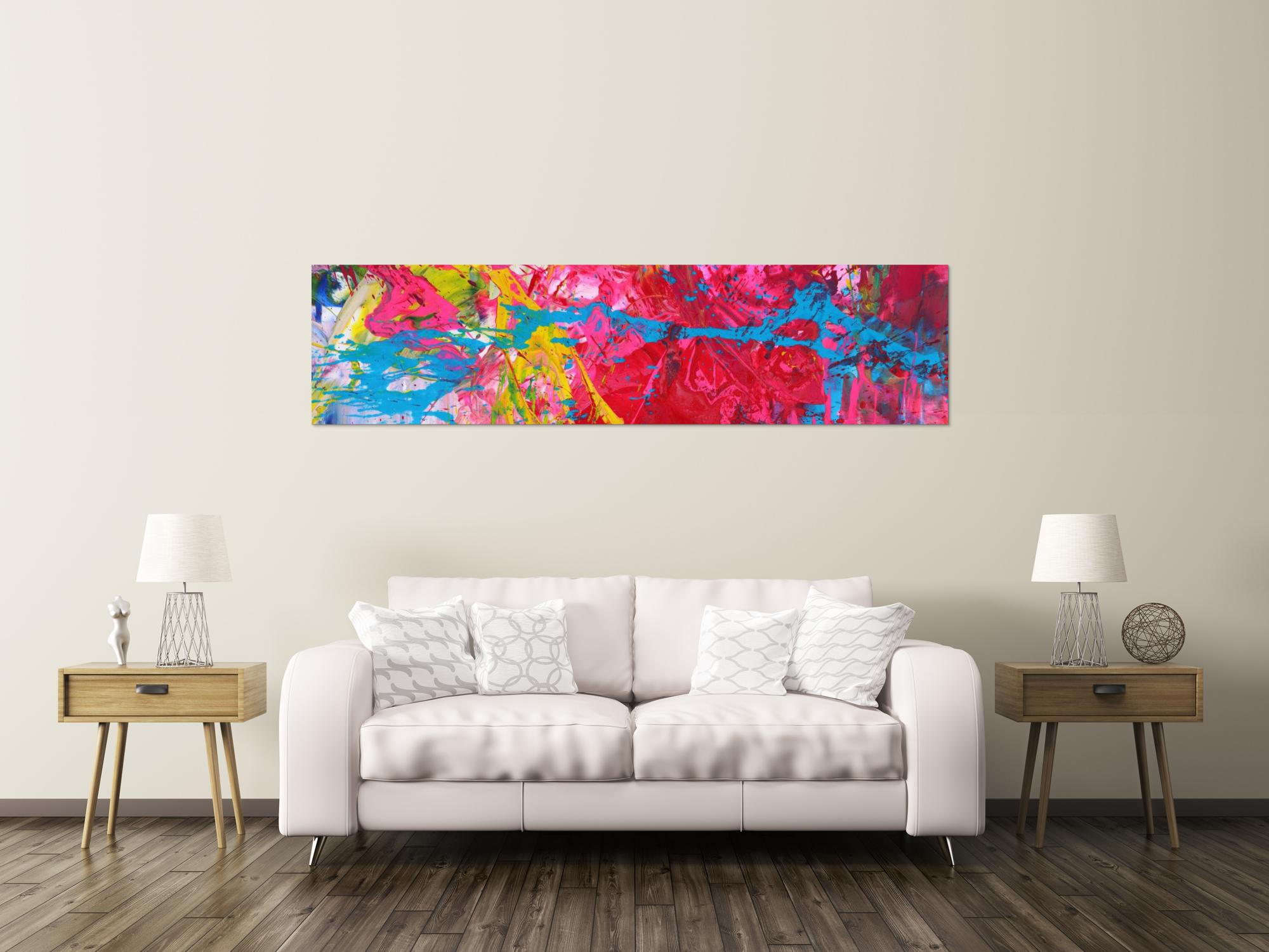 Abstraktes Bild auf Leinwand