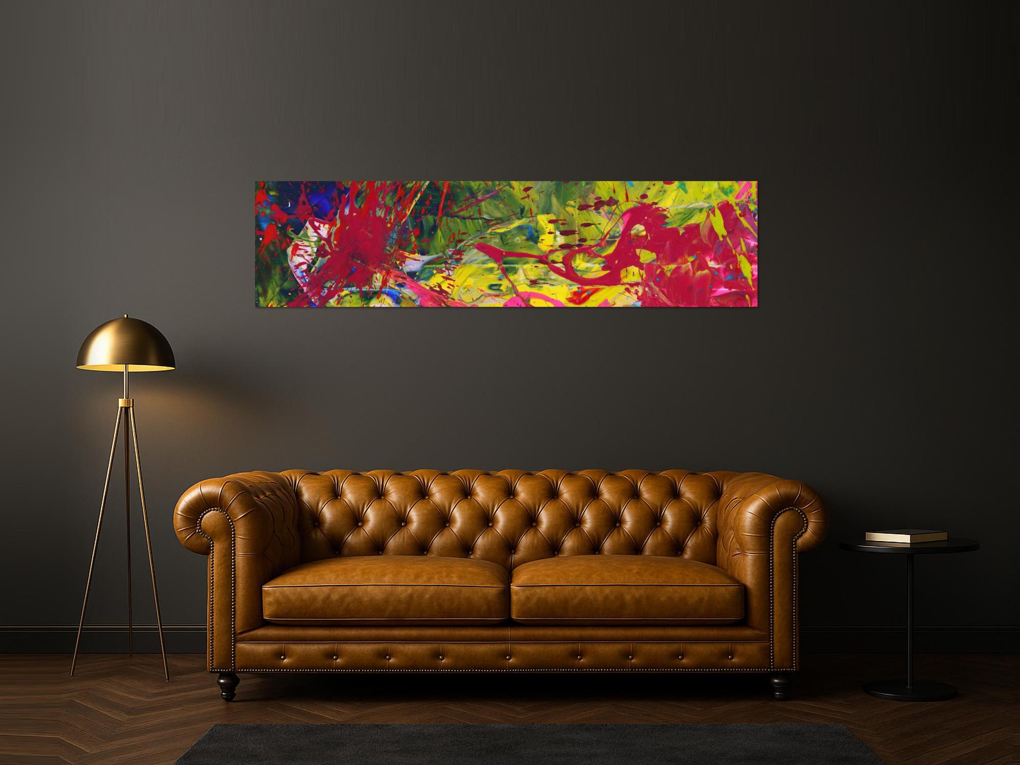 Abstraktes Bild auf Leinwand