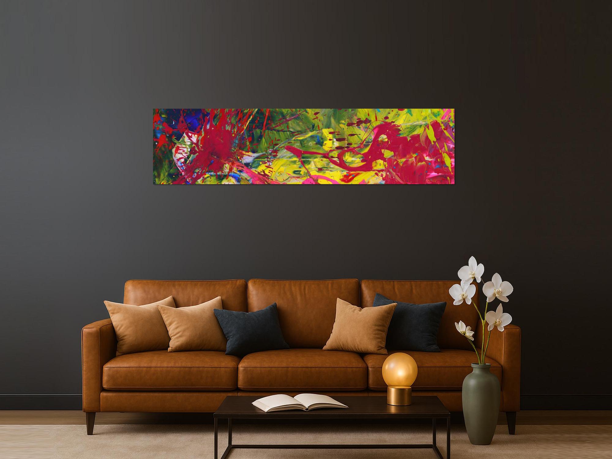 Abstraktes Bild auf Leinwand