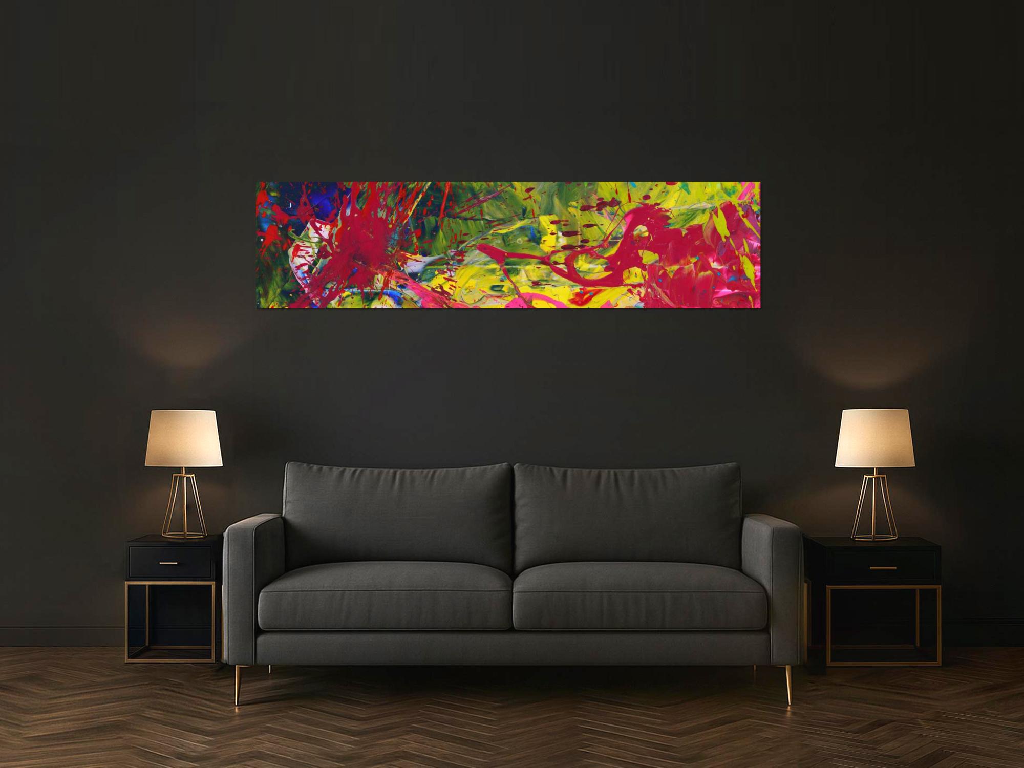 Abstraktes Bild auf Leinwand