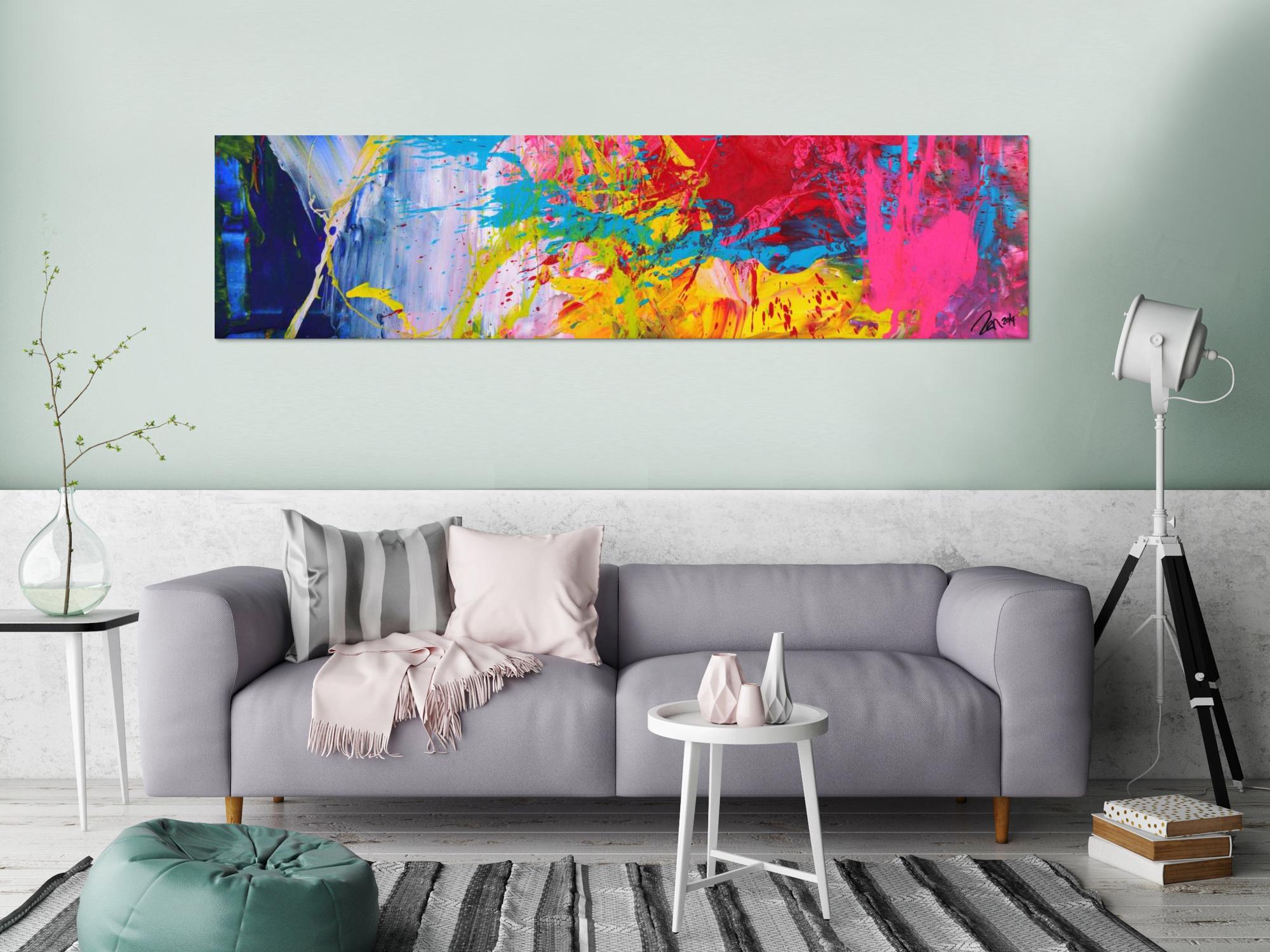 Abstraktes Bild auf Leinwand