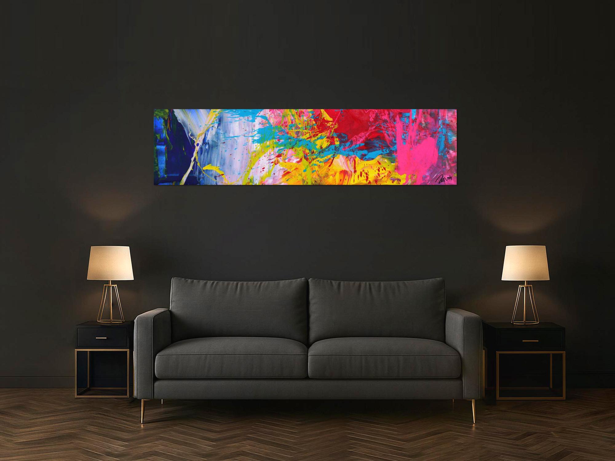 Abstraktes Bild auf Leinwand