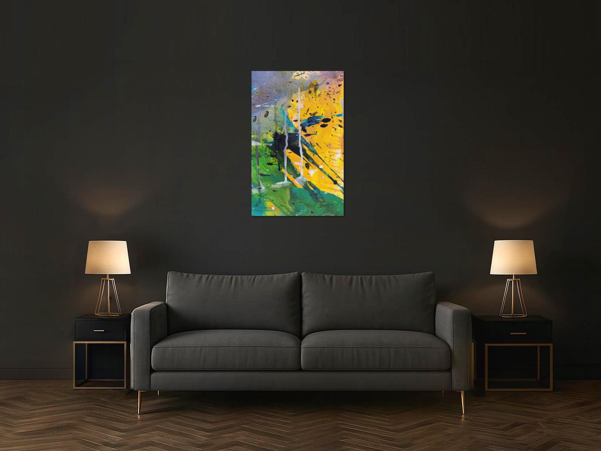 Abstraktes Bild auf Leinwand