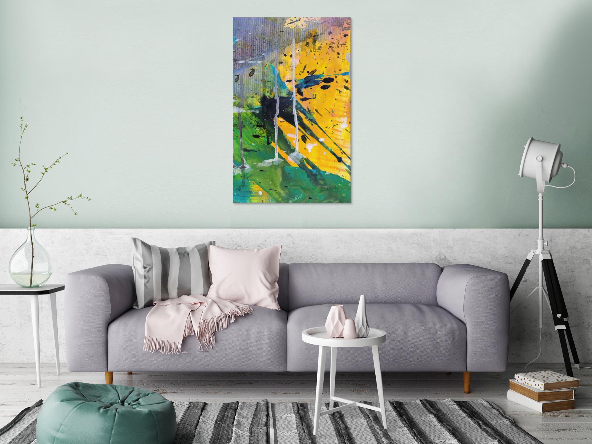 Abstraktes Bild auf Leinwand