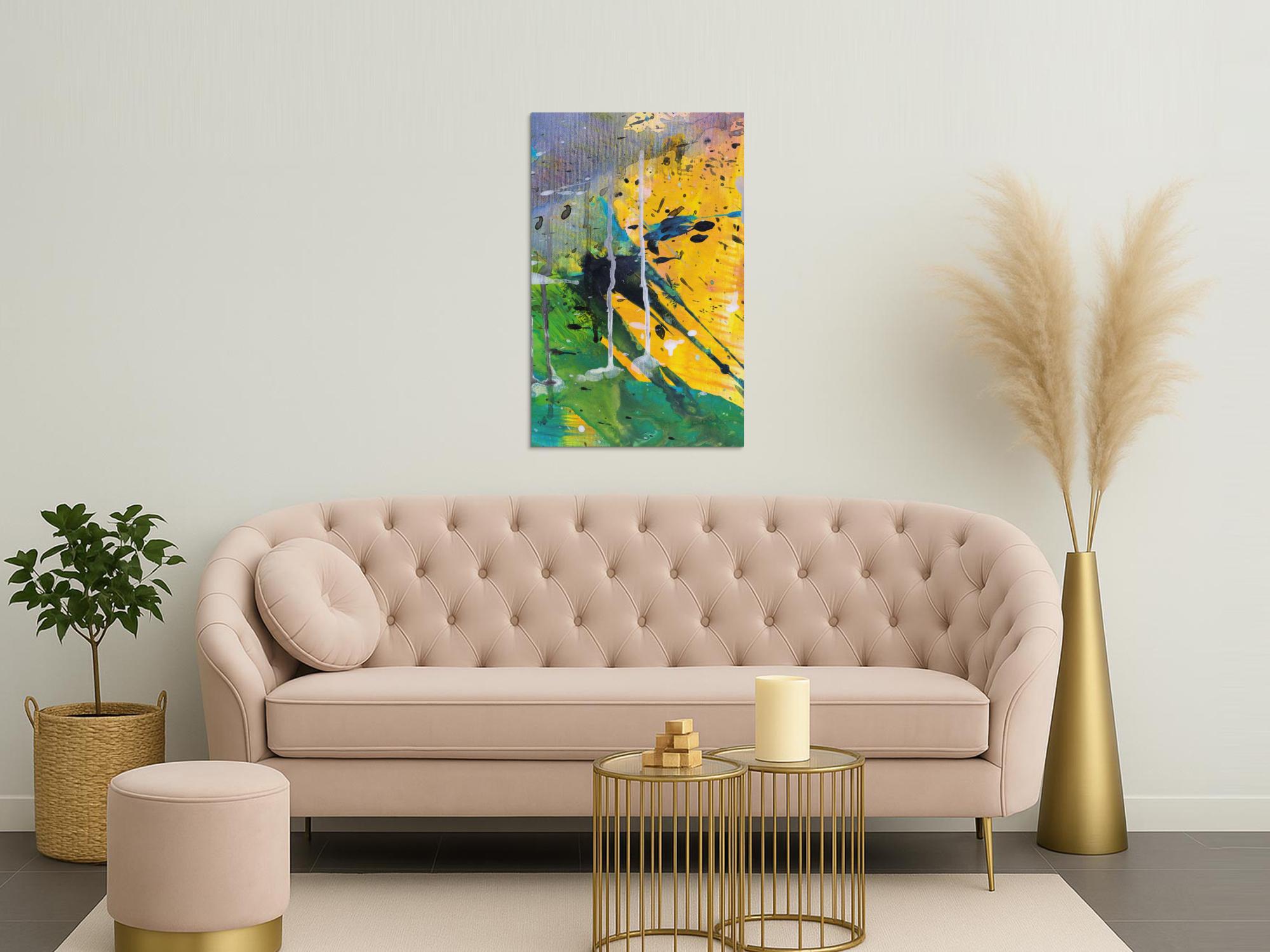 Abstraktes Bild auf Leinwand