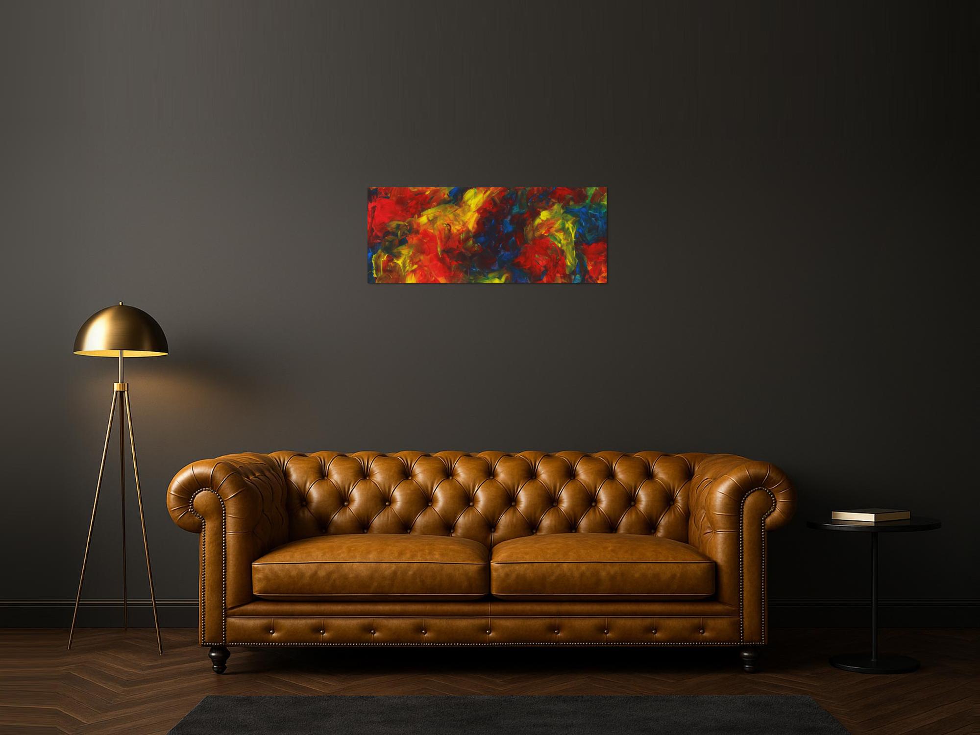 Abstraktes Bild auf Leinwand