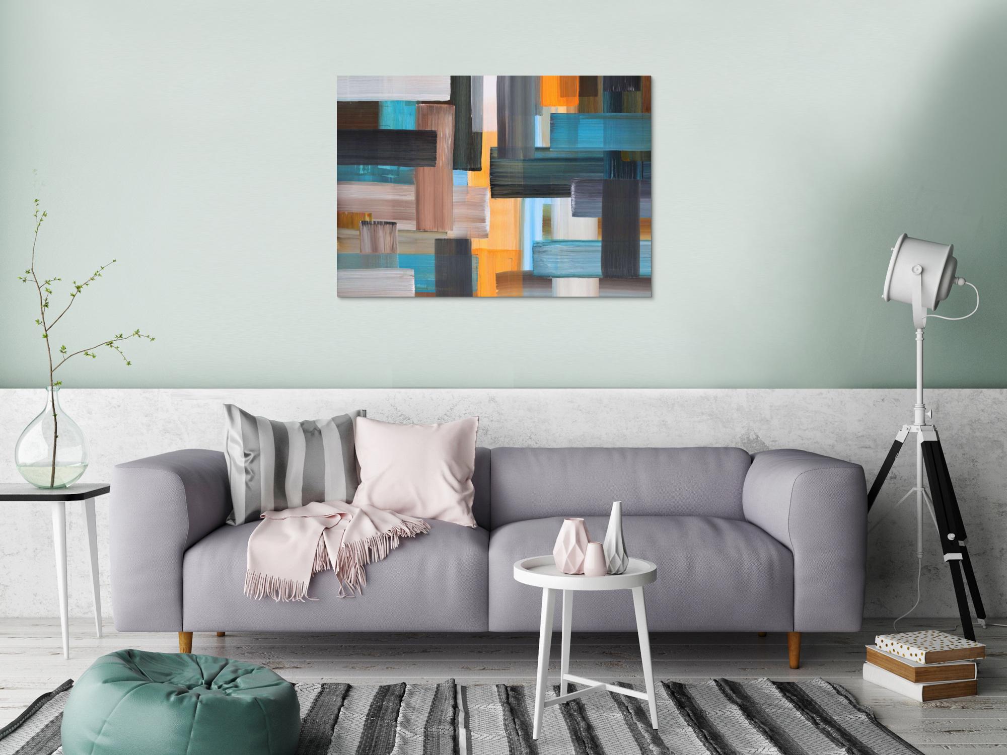 Abstraktes Bild auf Leinwand