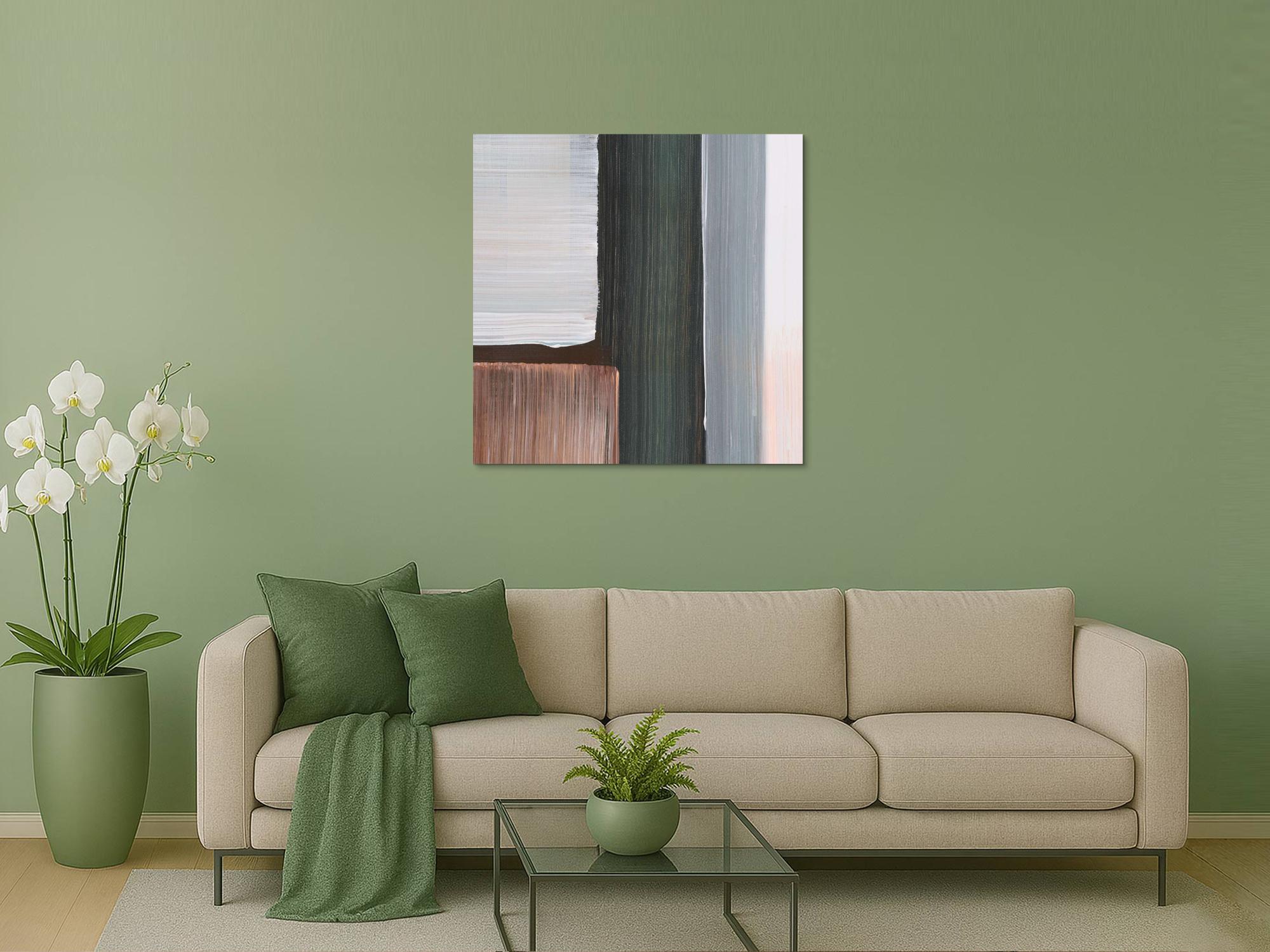 Abstraktes Bild auf Leinwand