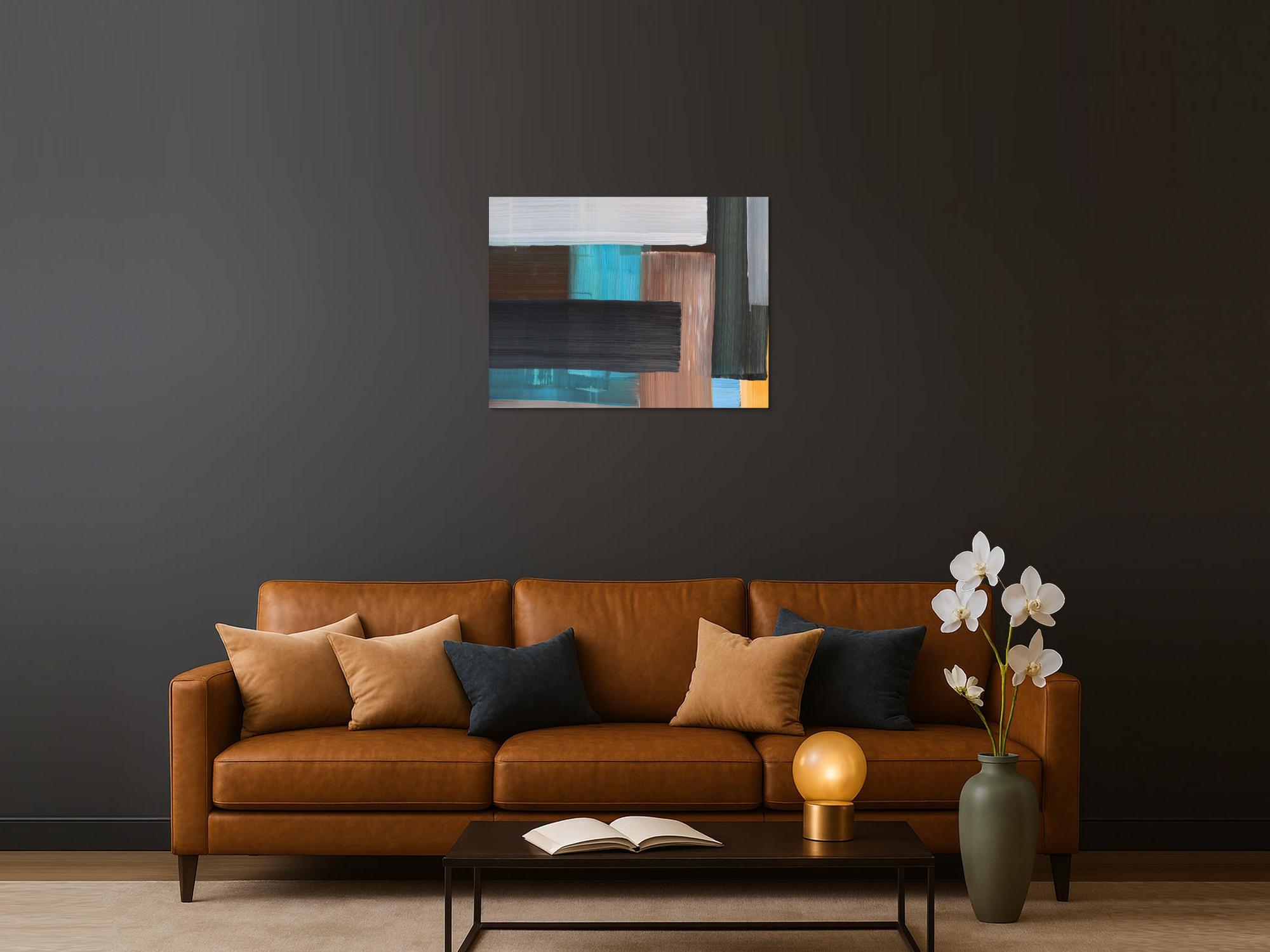 Abstraktes Bild auf Leinwand