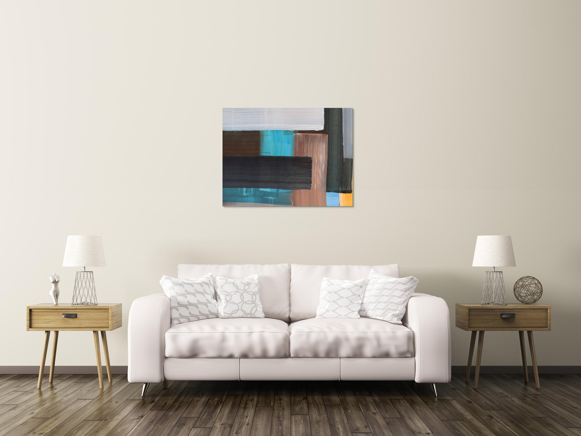 Abstraktes Bild auf Leinwand