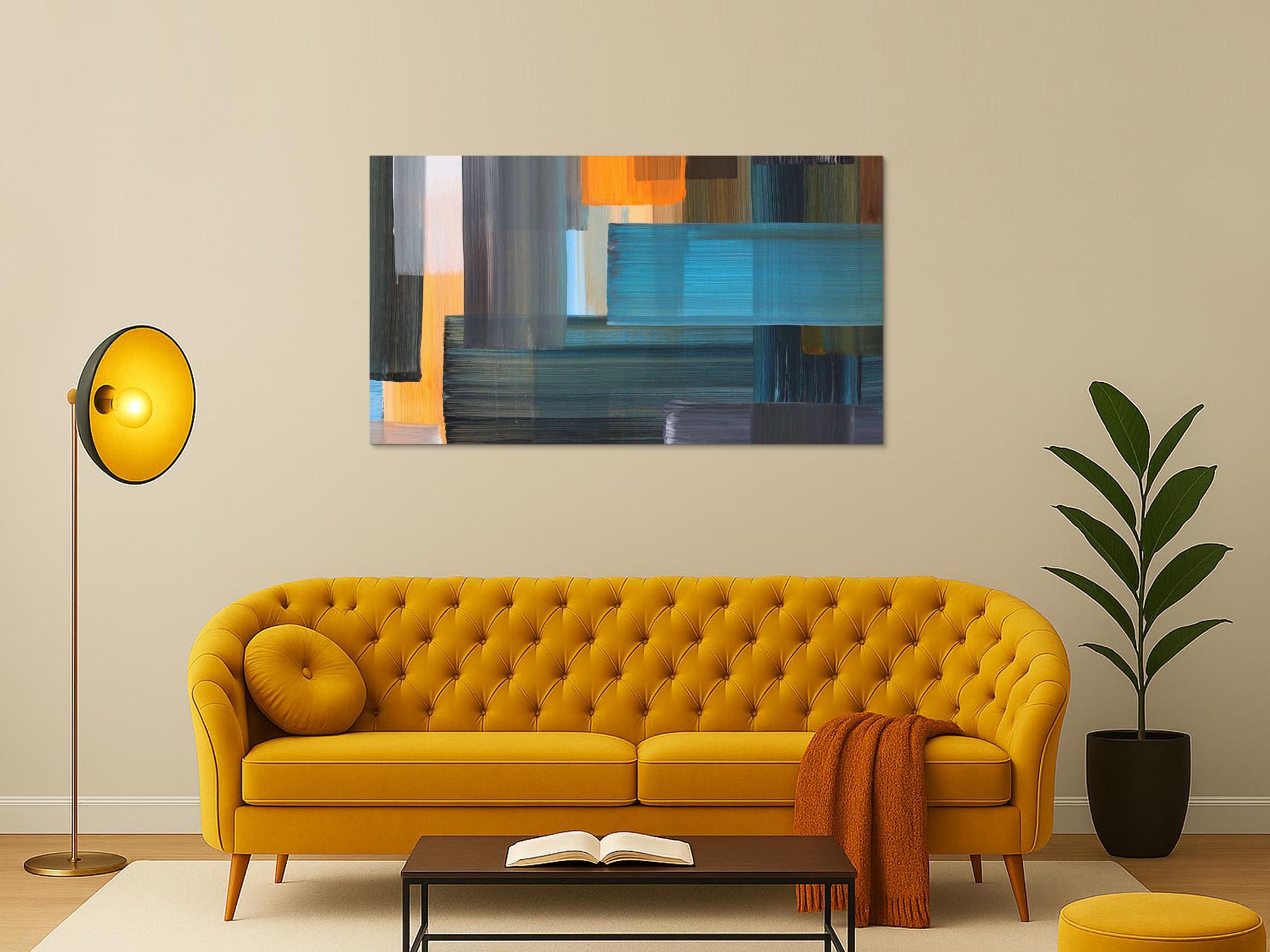 Abstraktes Bild auf Leinwand