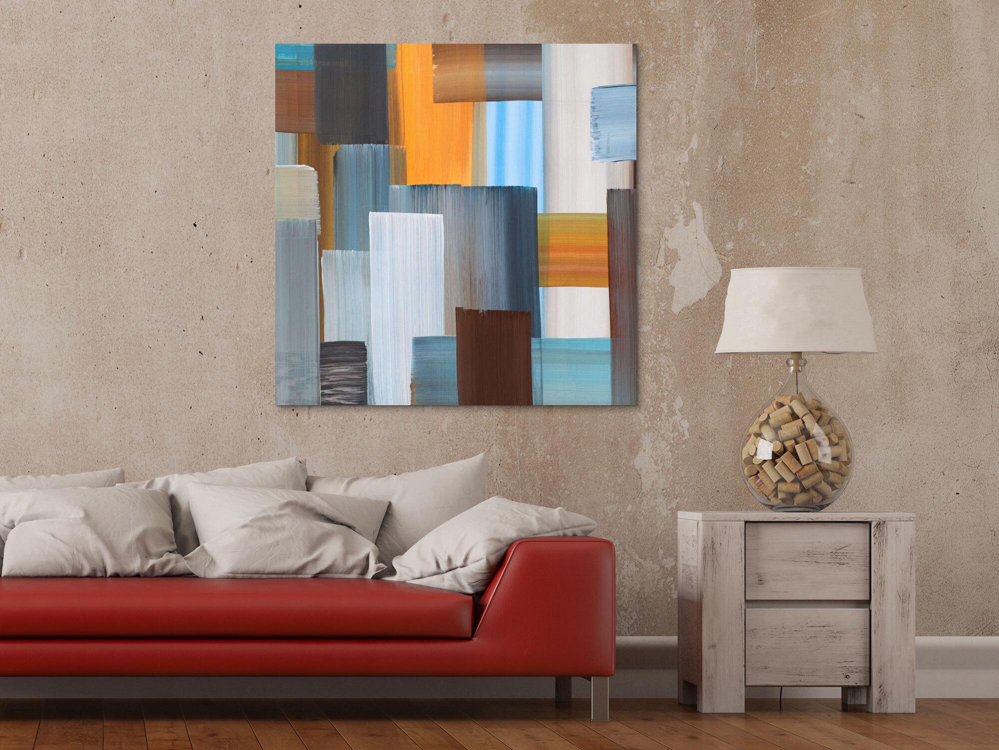 Abstraktes Bild auf Leinwand