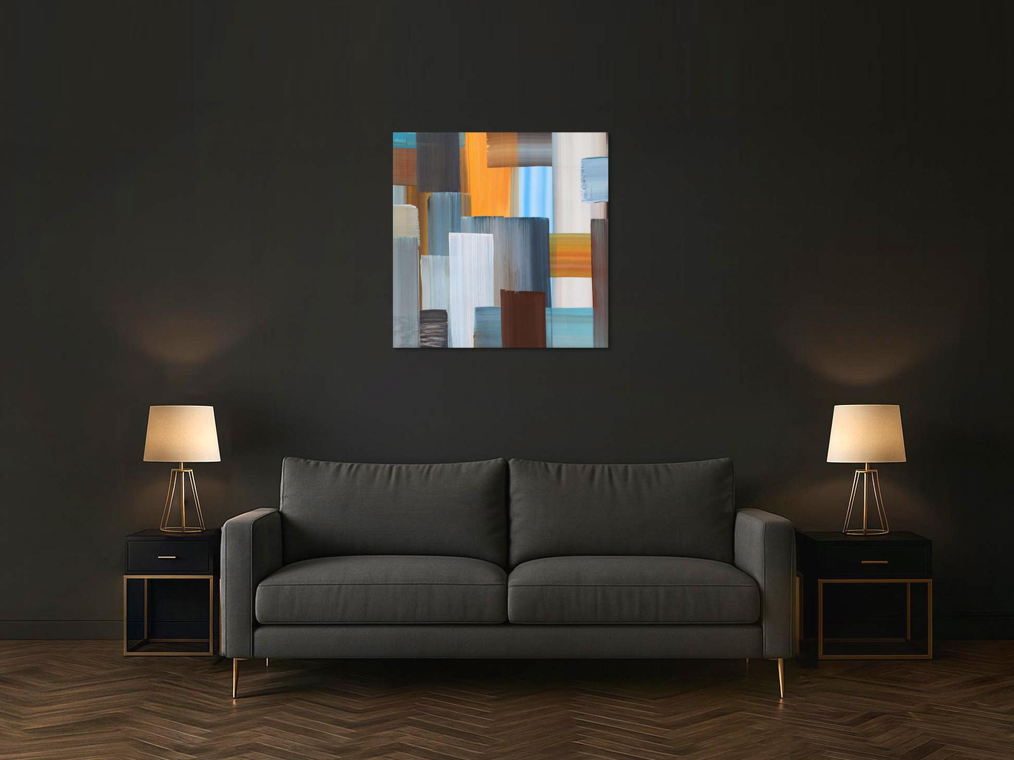 Abstraktes Bild auf Leinwand