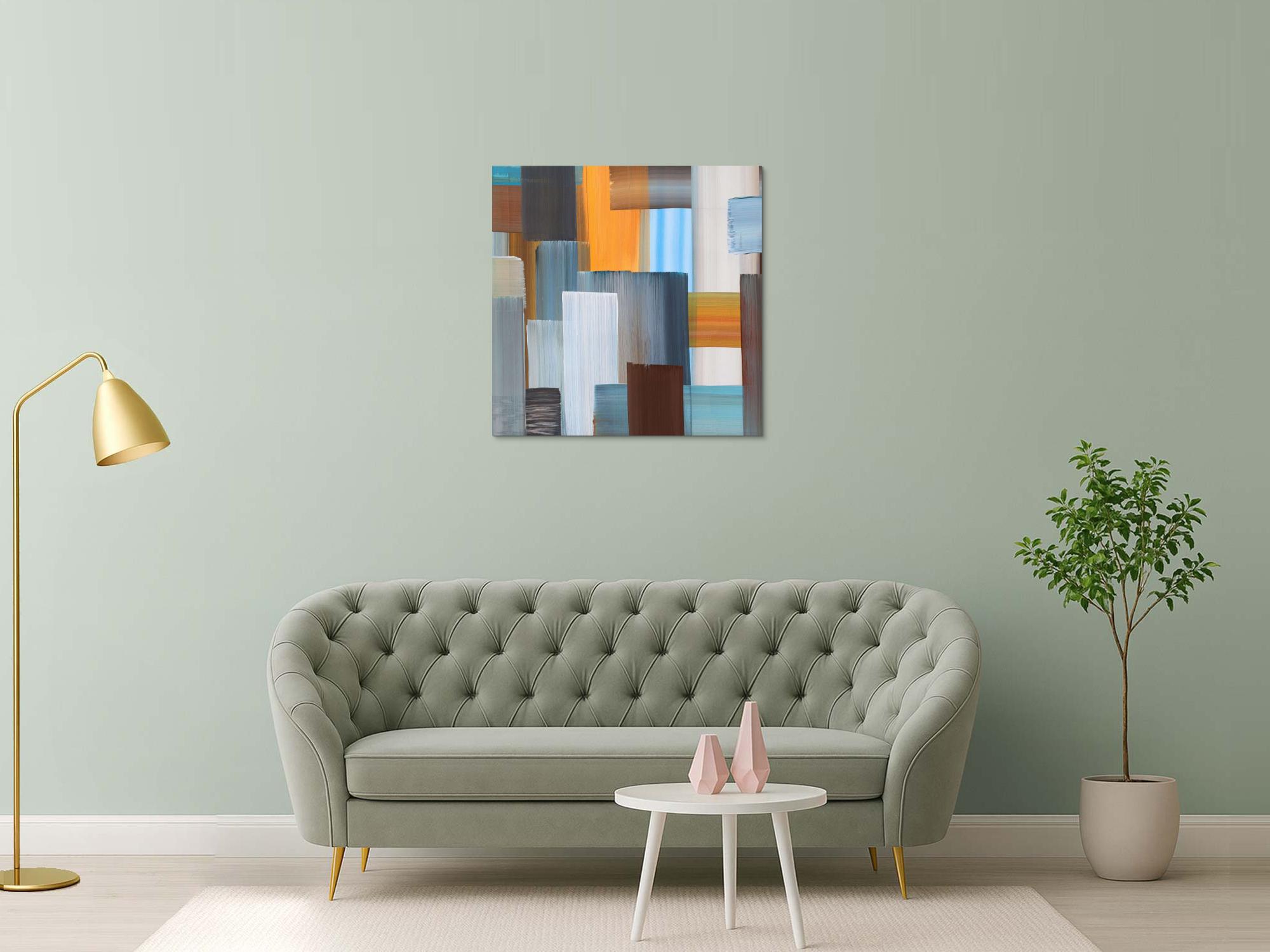 Abstraktes Bild auf Leinwand