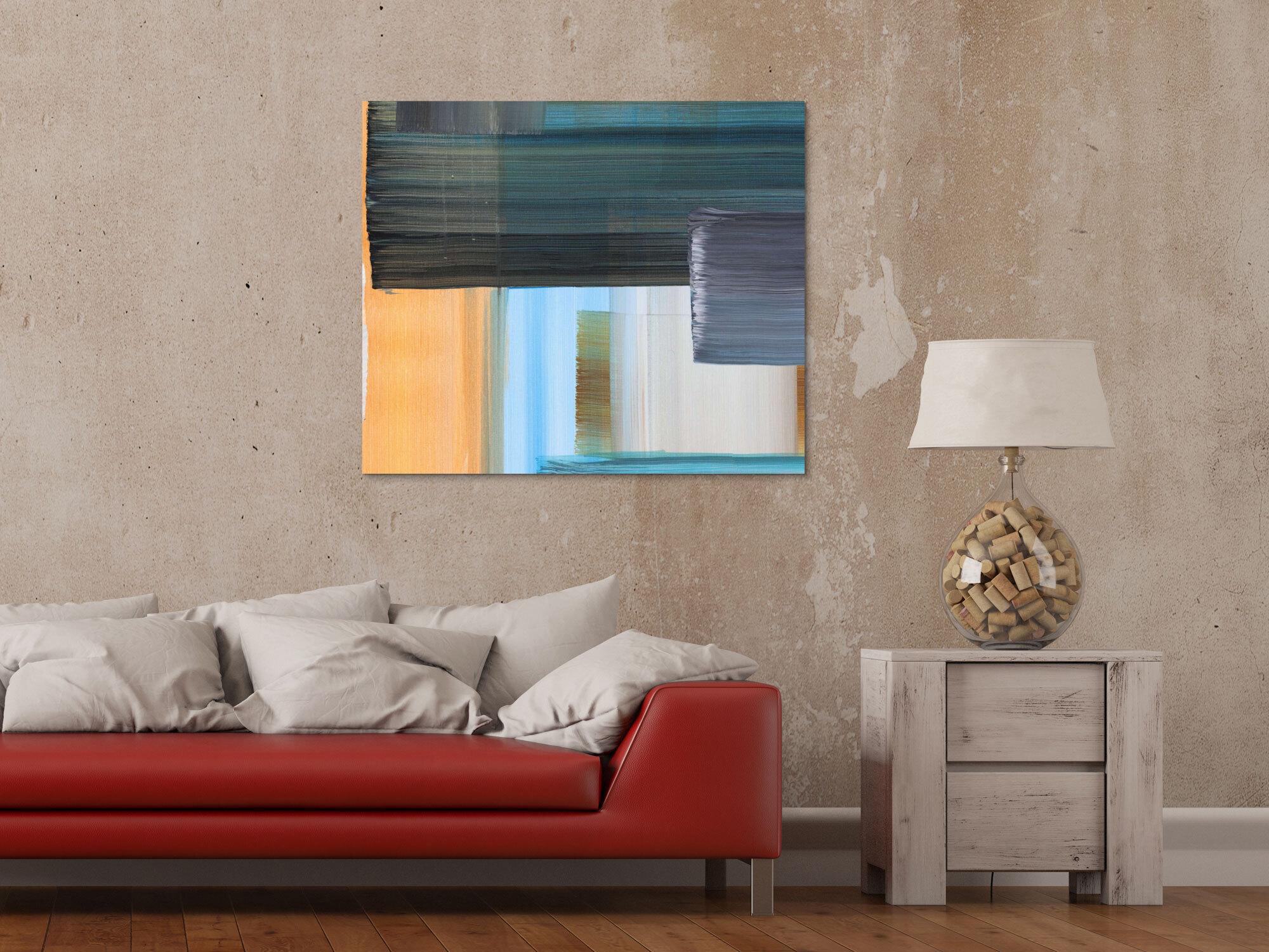 Abstraktes Bild auf Leinwand