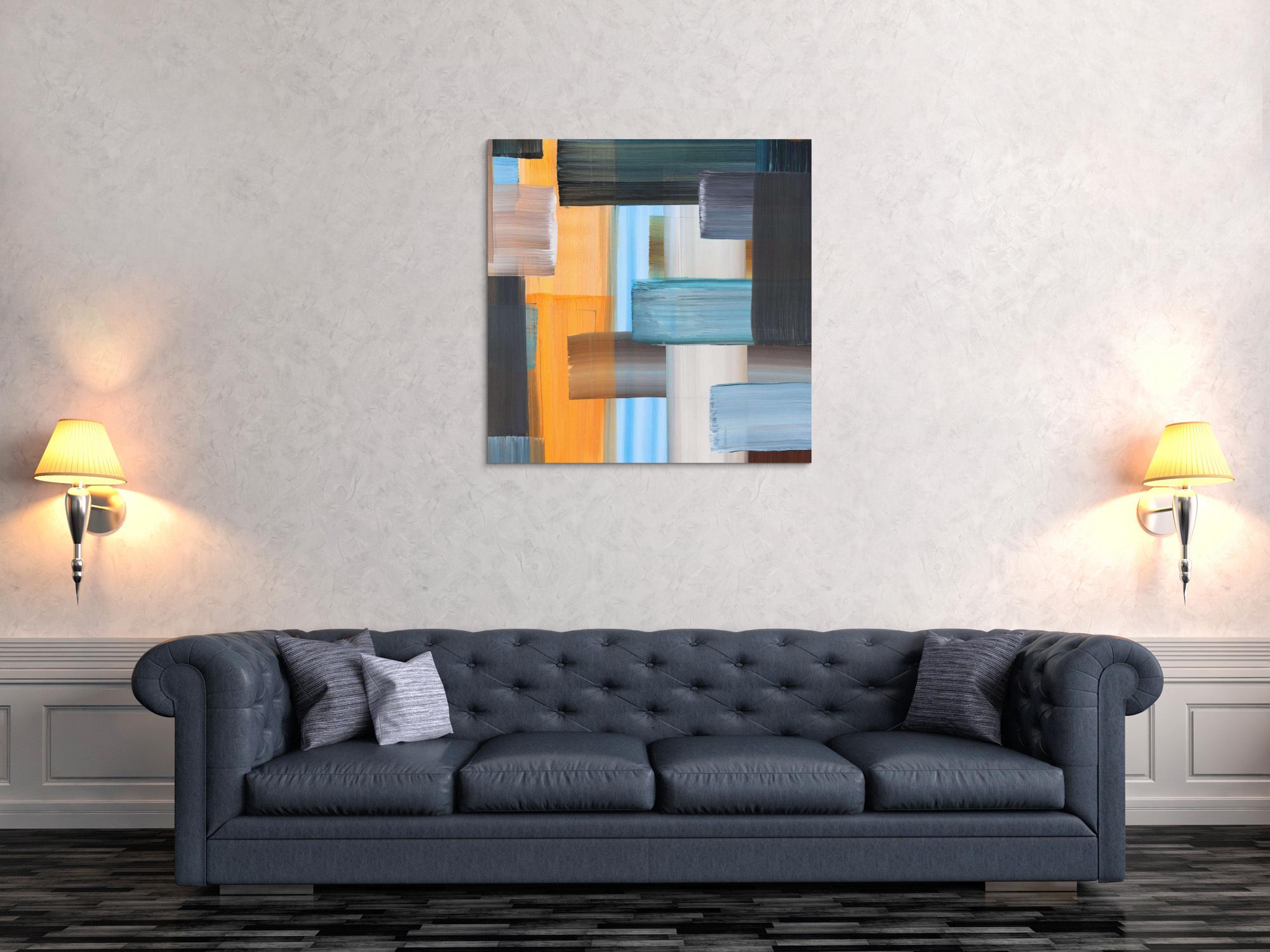 Abstraktes Bild auf Leinwand