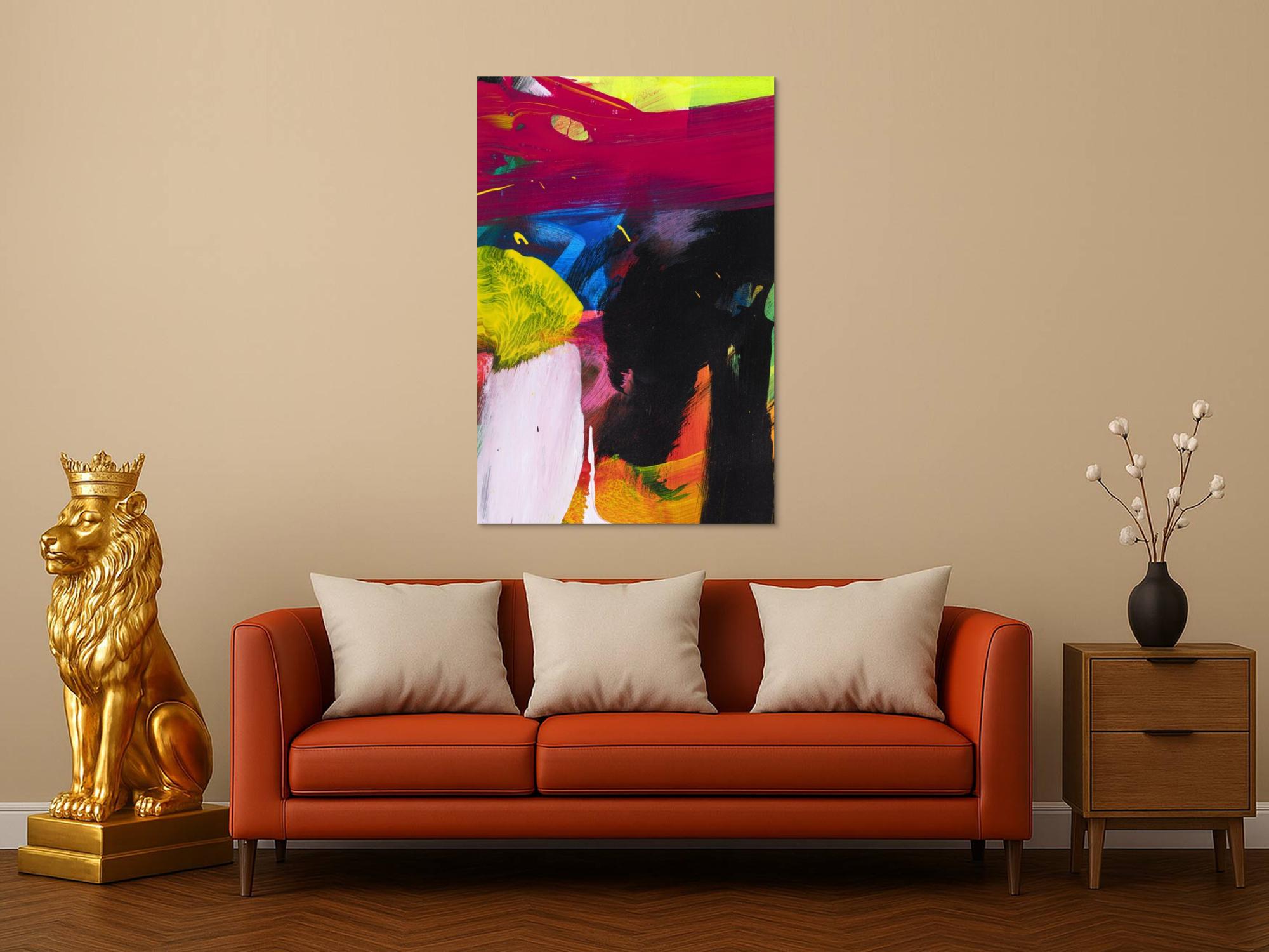 Abstraktes Bild auf Leinwand