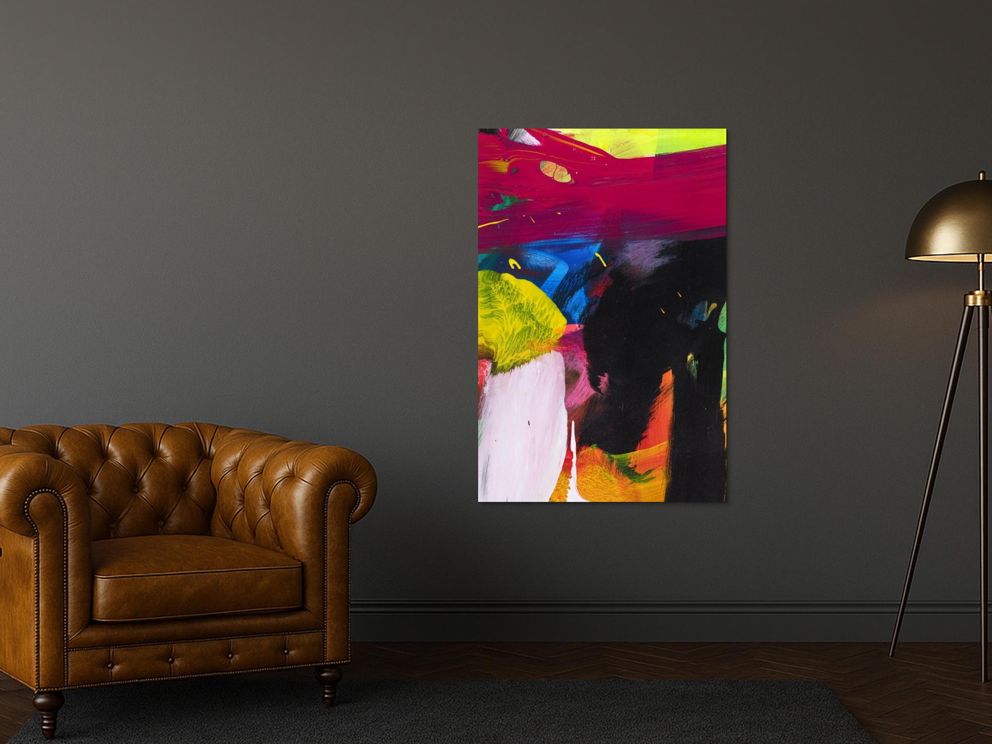 Abstraktes Bild auf Leinwand