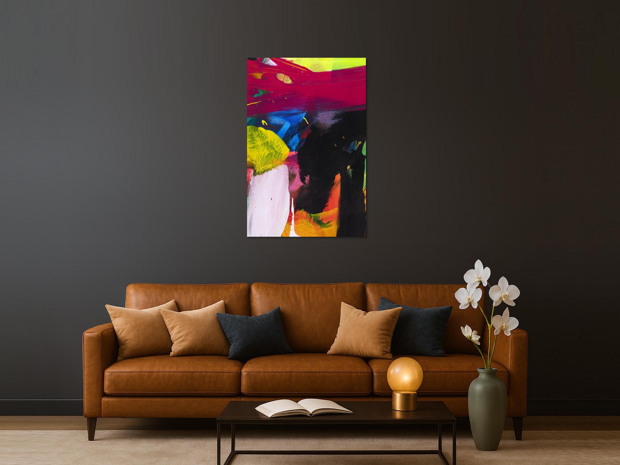 Abstraktes Bild auf Leinwand