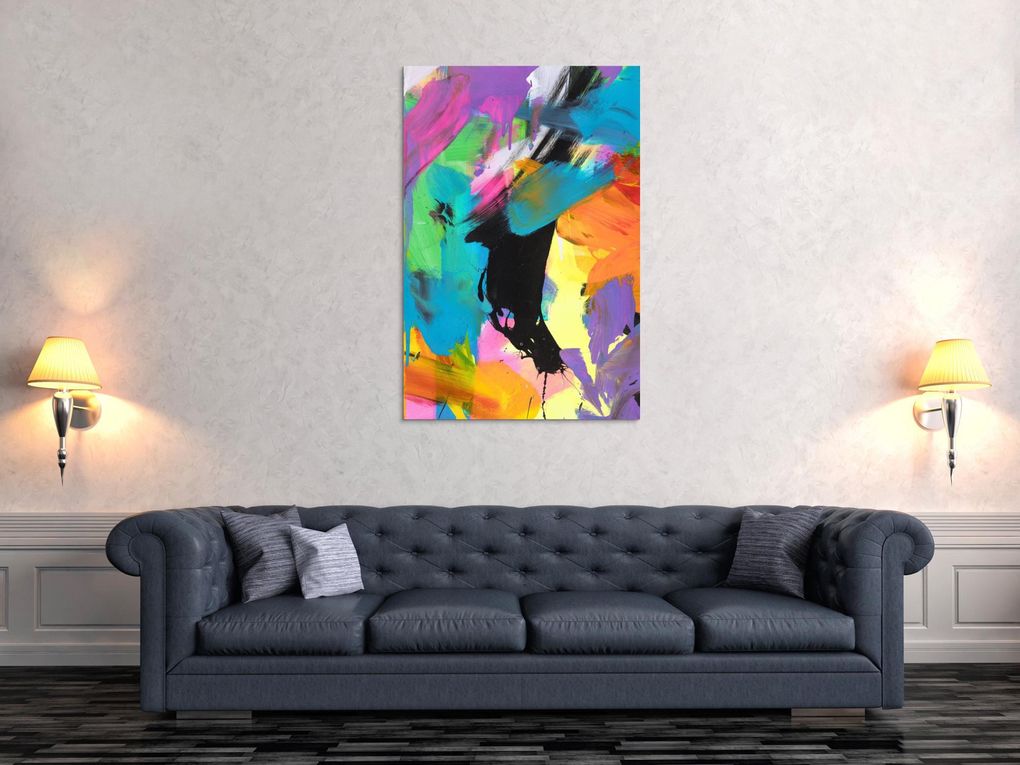 Abstraktes Bild auf Leinwand