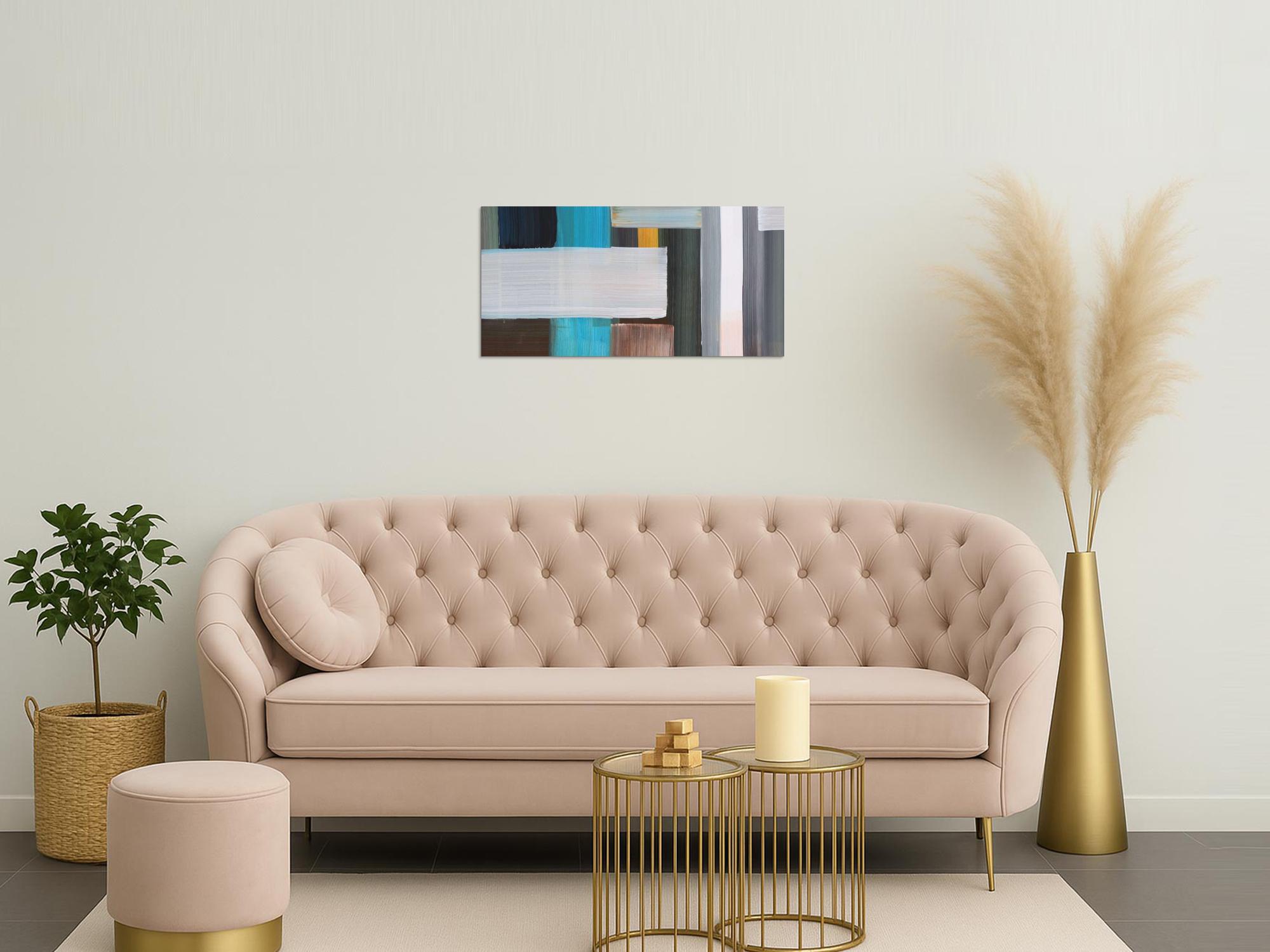 Abstraktes Bild auf Leinwand