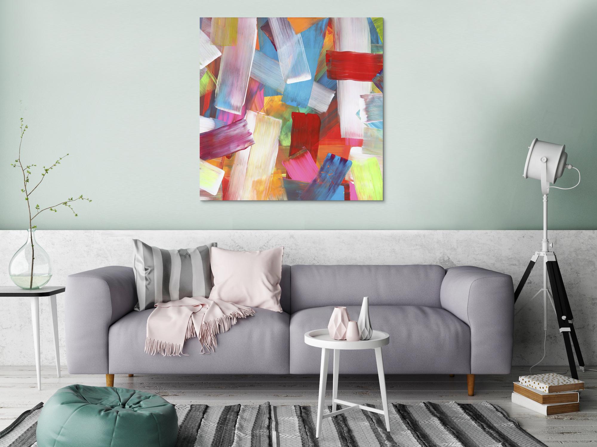 Abstraktes Bild auf Leinwand