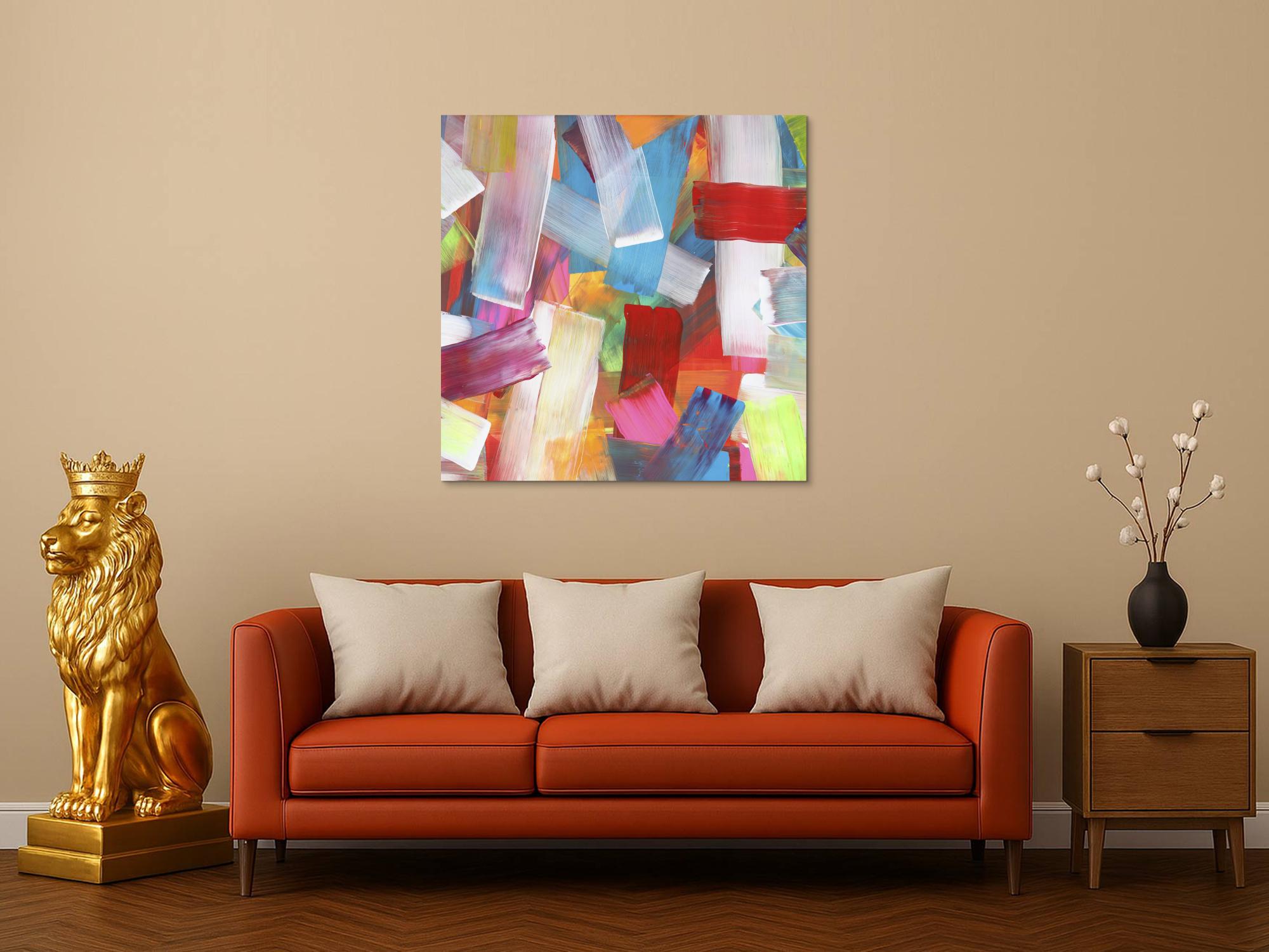 Abstraktes Bild auf Leinwand