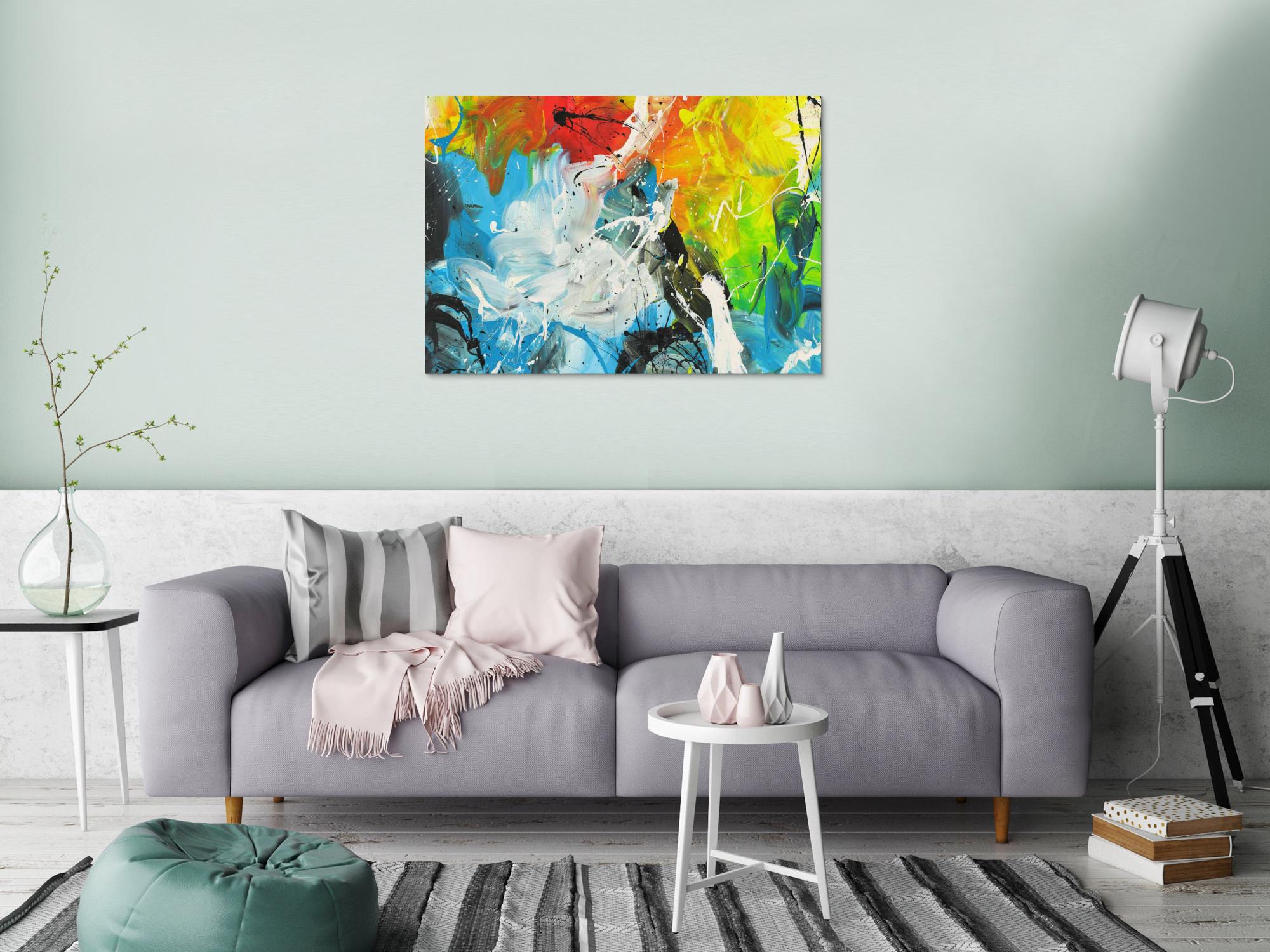 Abstraktes Bild auf Leinwand