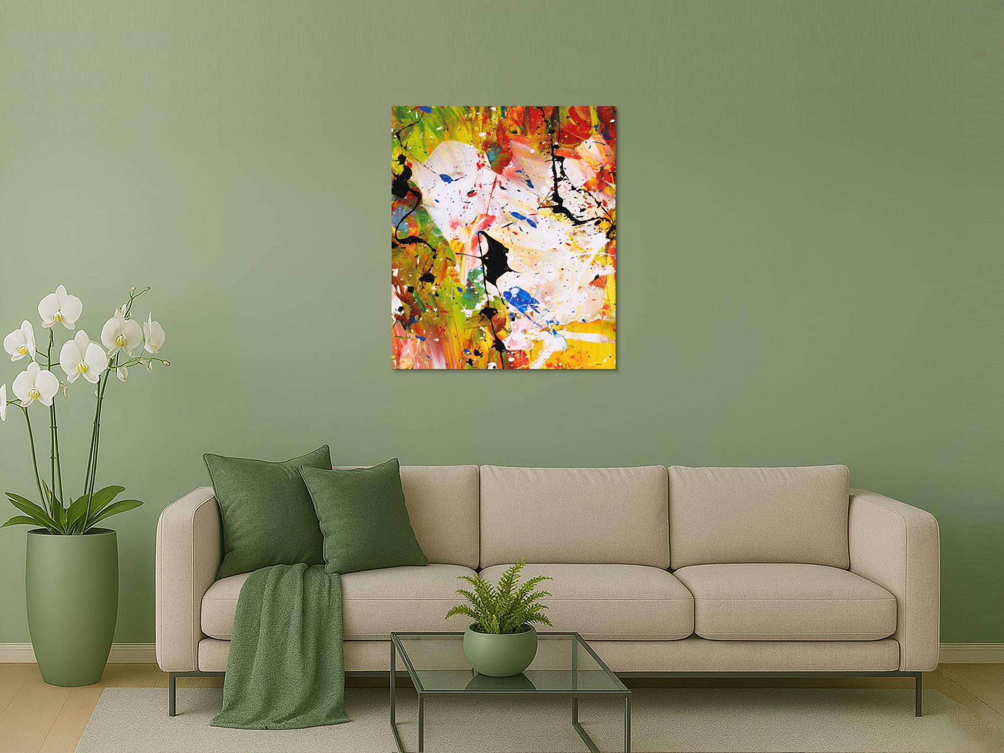 Abstraktes Bild auf Leinwand