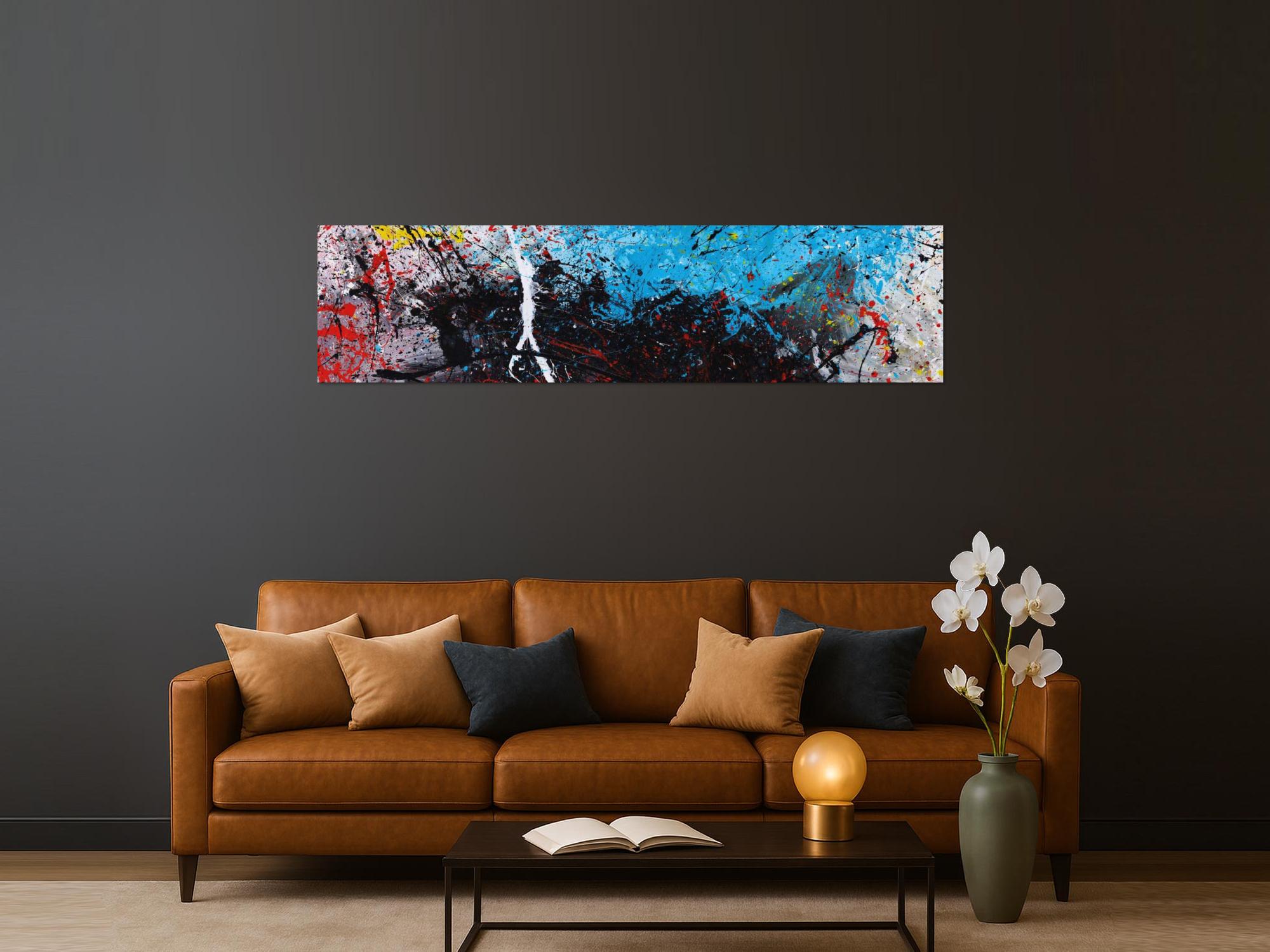 Abstraktes Bild auf Leinwand