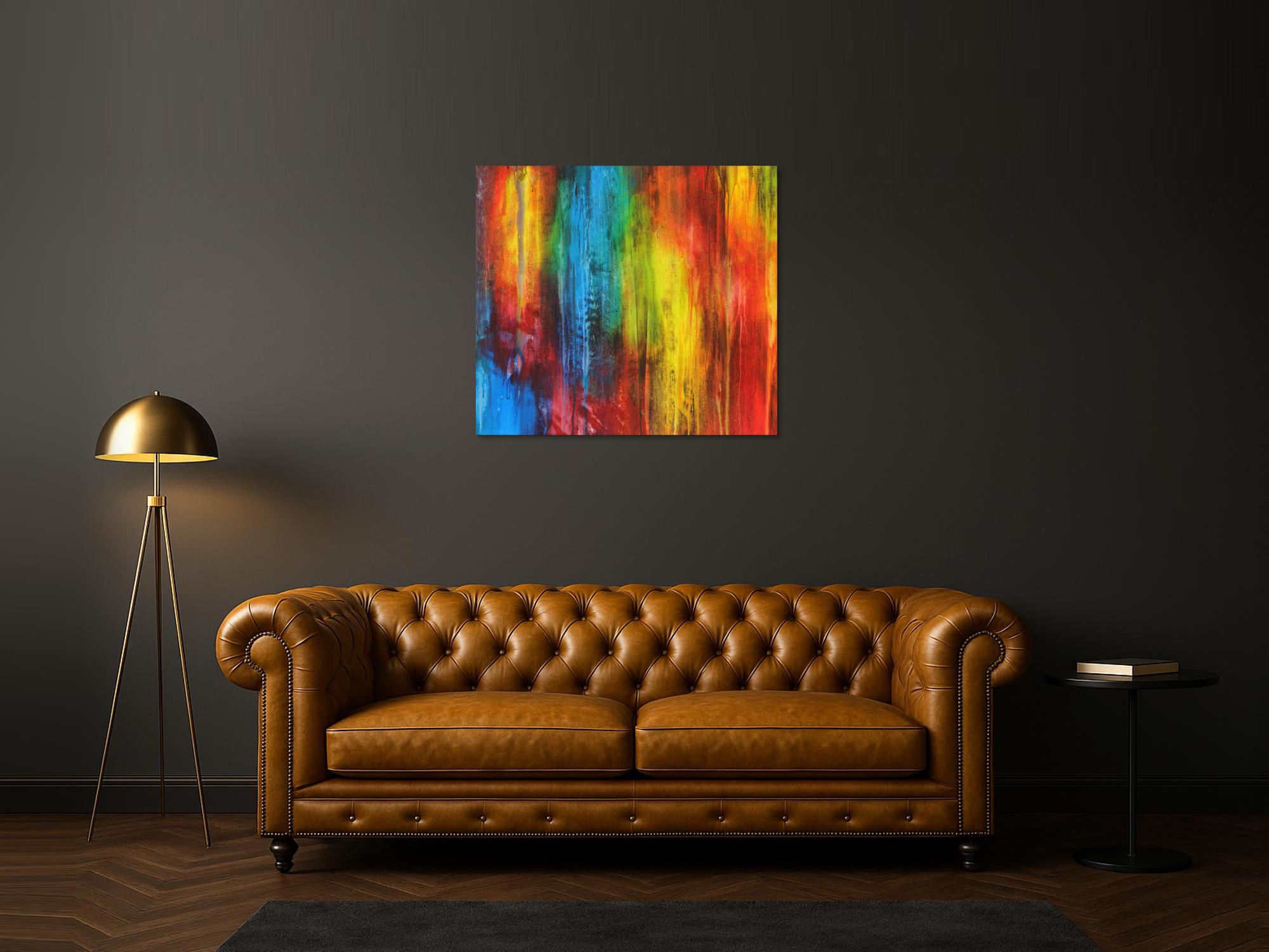 Abstraktes Bild auf Leinwand