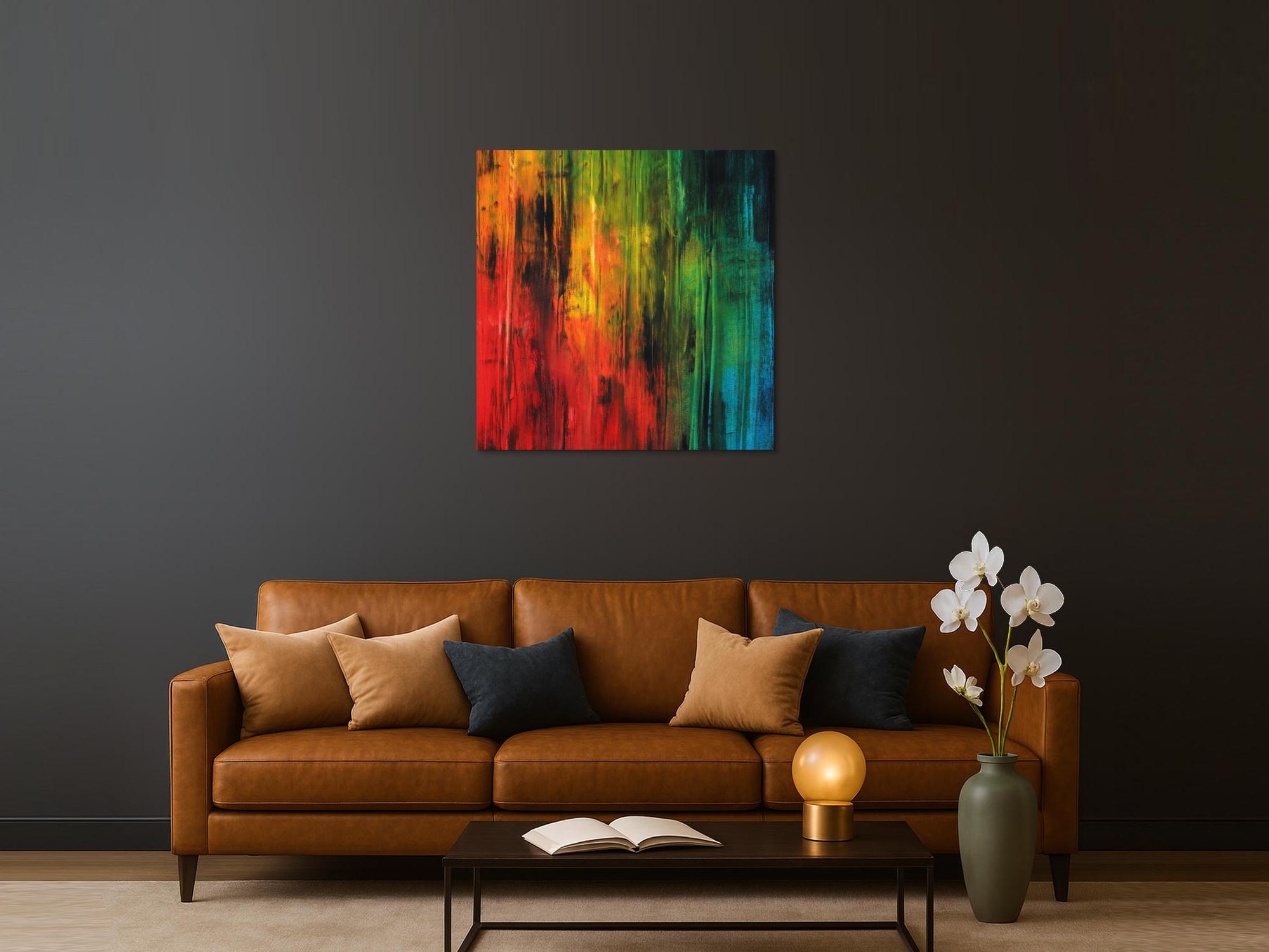 Abstraktes Bild auf Leinwand