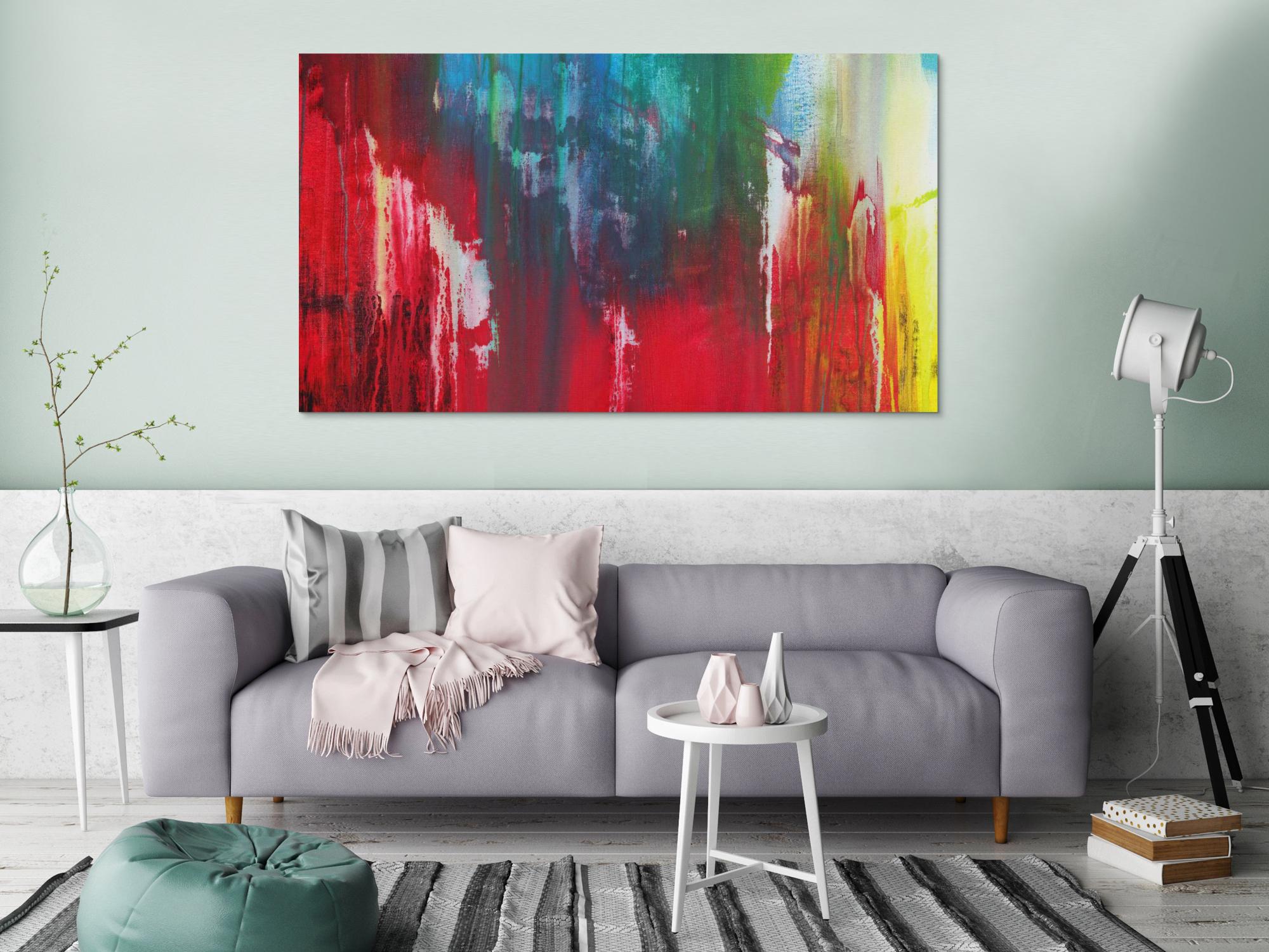 Abstraktes Bild auf Leinwand