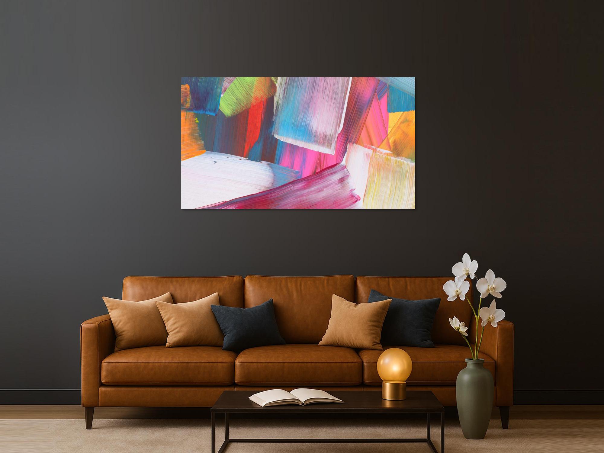 Abstraktes Bild auf Leinwand