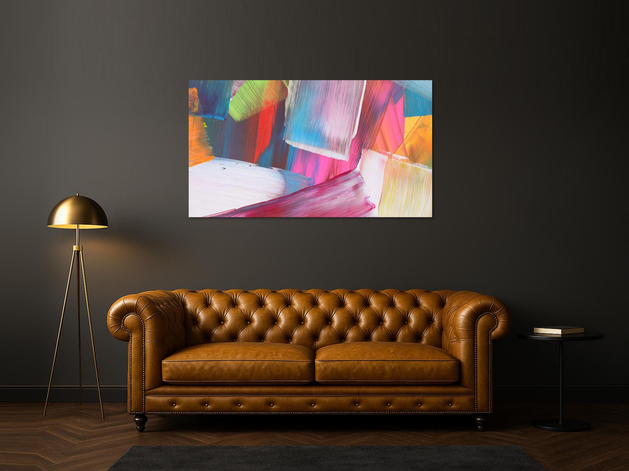 Abstraktes Bild auf Leinwand