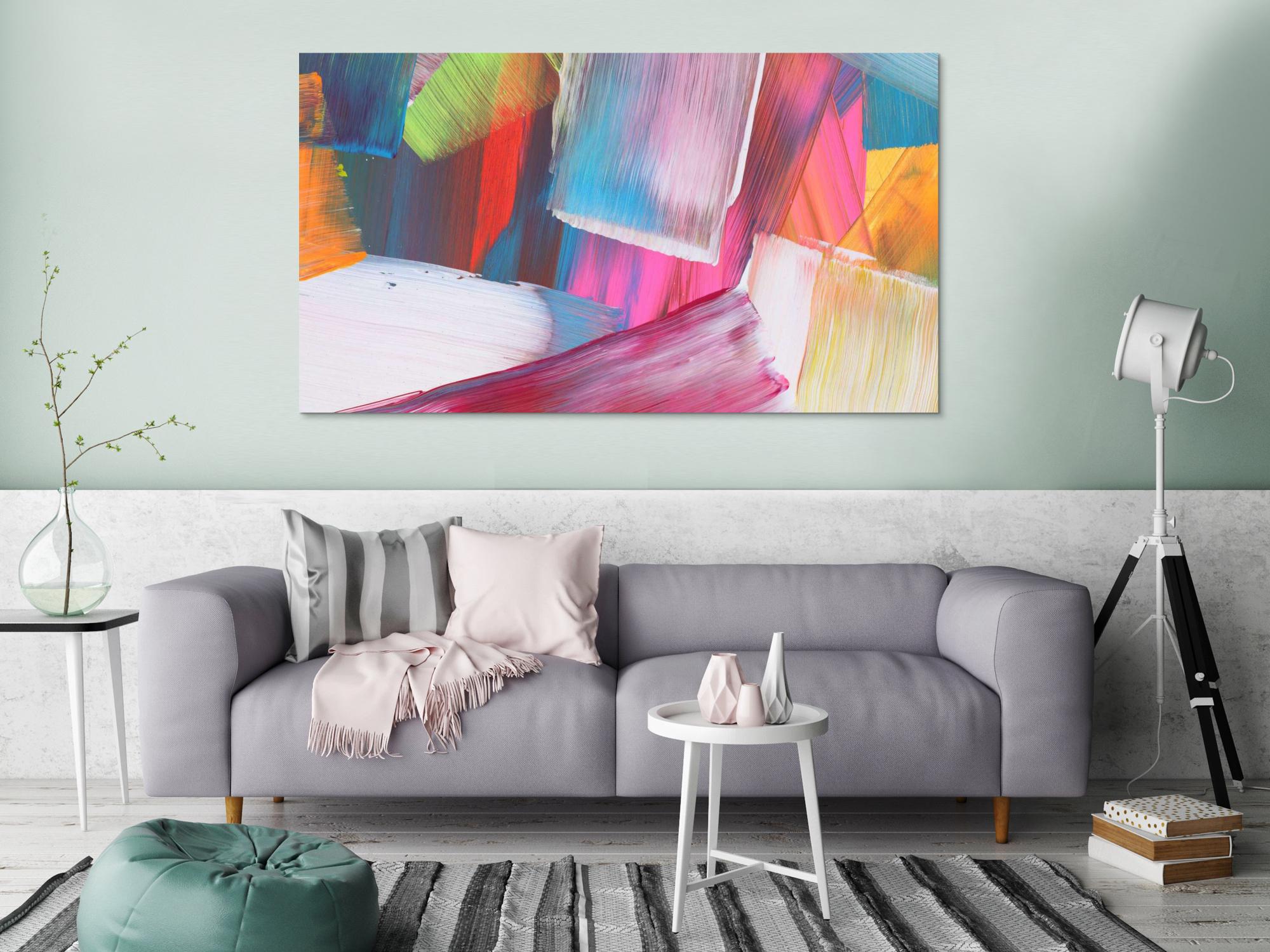 Abstraktes Bild auf Leinwand