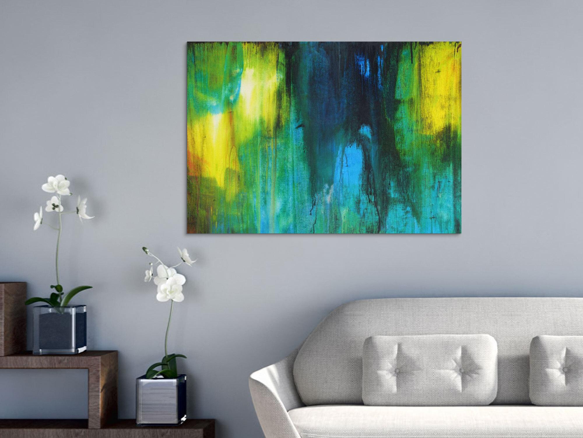 Abstraktes Bild auf Leinwand