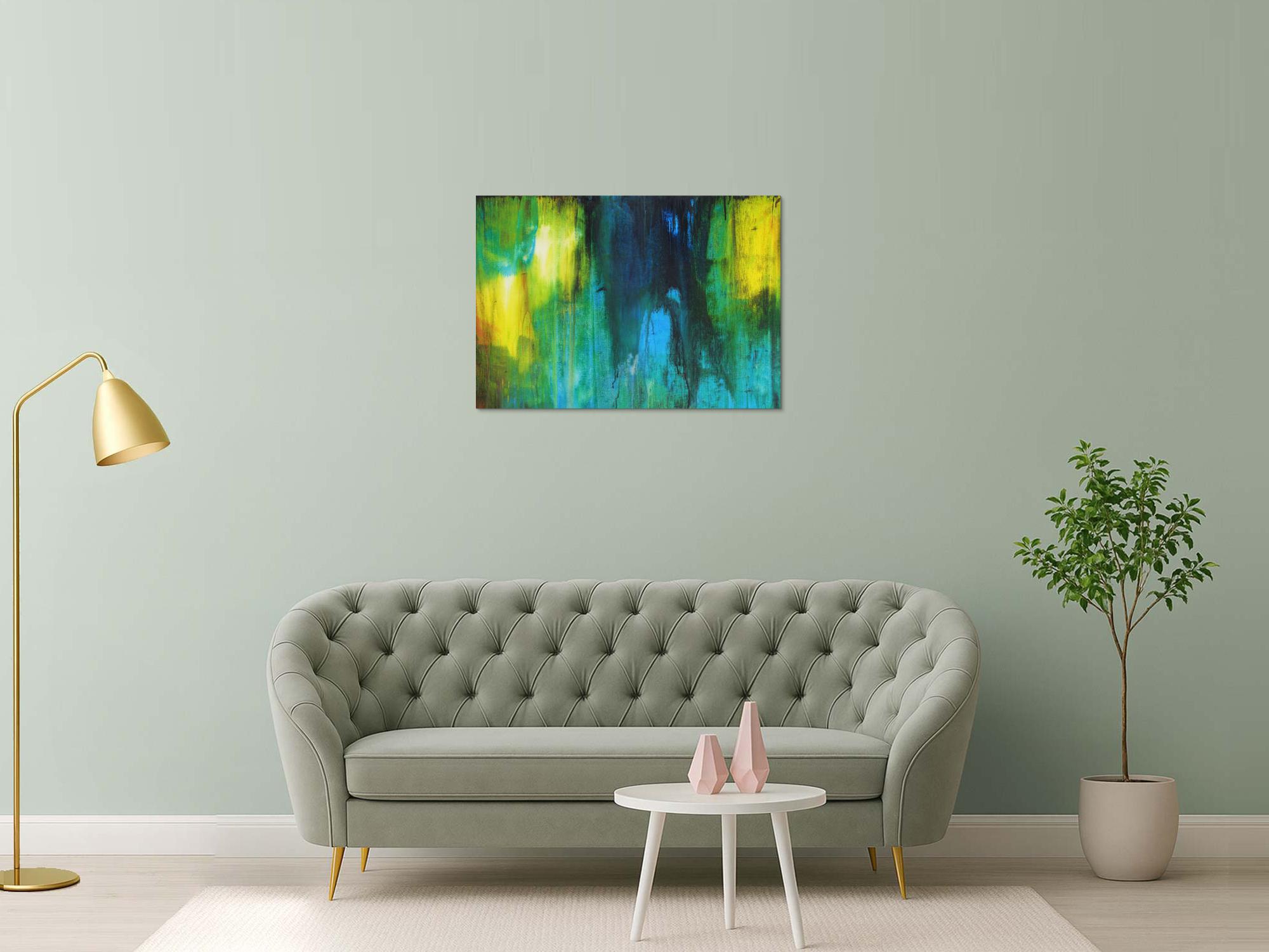 Abstraktes Bild auf Leinwand