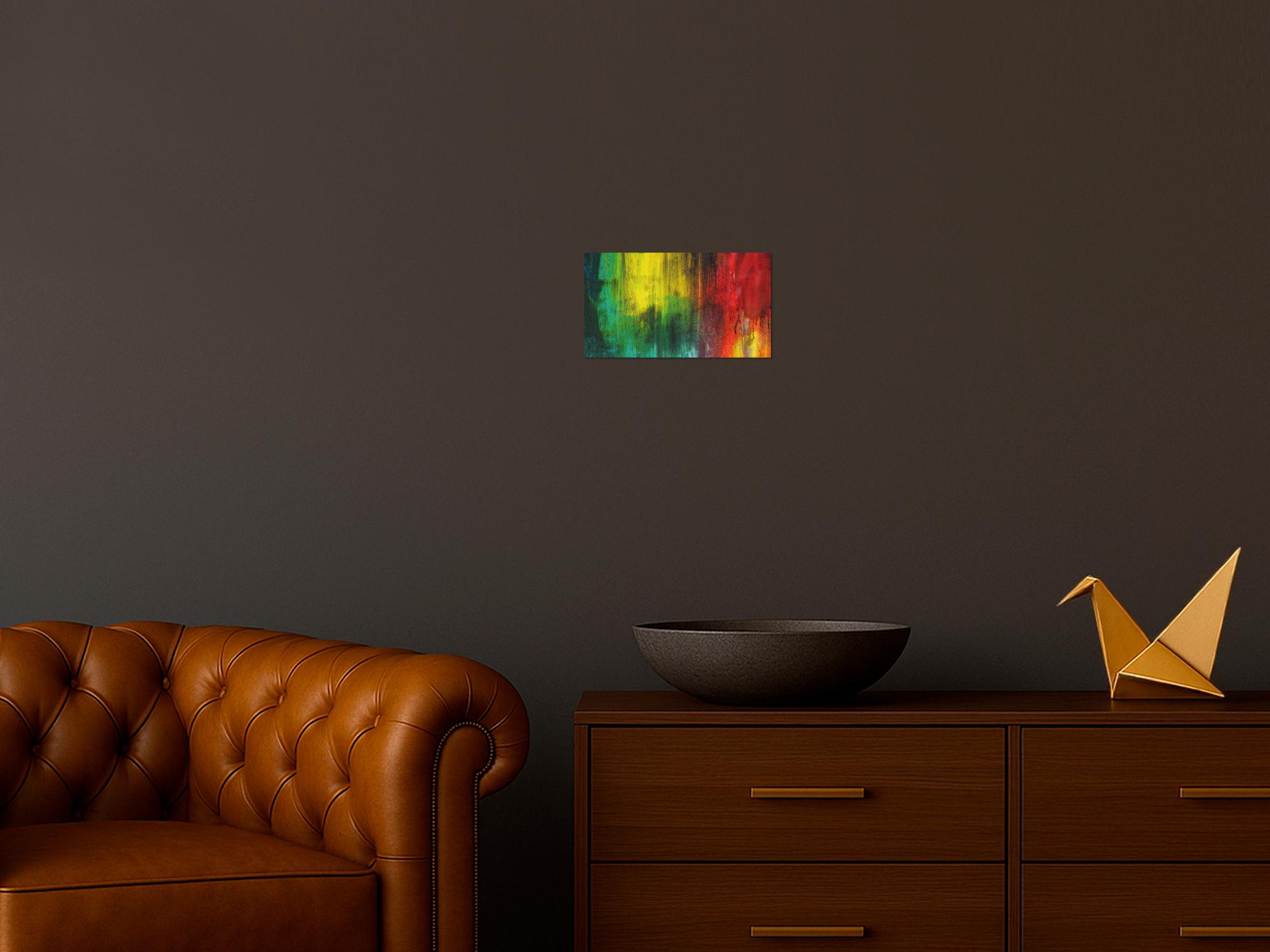 Abstraktes Bild auf Leinwand